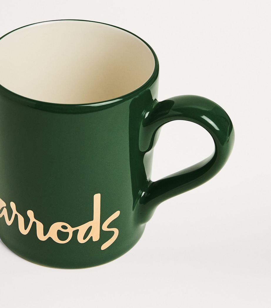Harrods Logo Mug Green Image 3