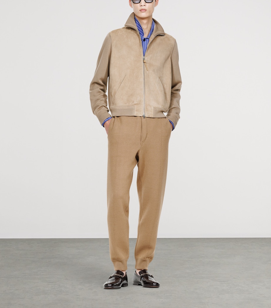 TOM FORD Mens Virgin Wool Zip-Up Sweater Jbq Image 2