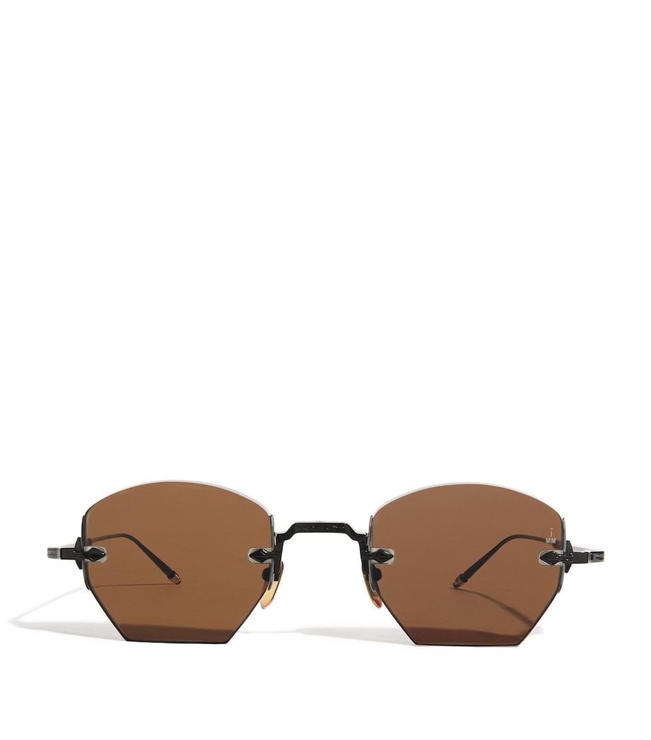 Jacques Marie Mage Titanium Oatman Sunglasses Lagoon Image 1