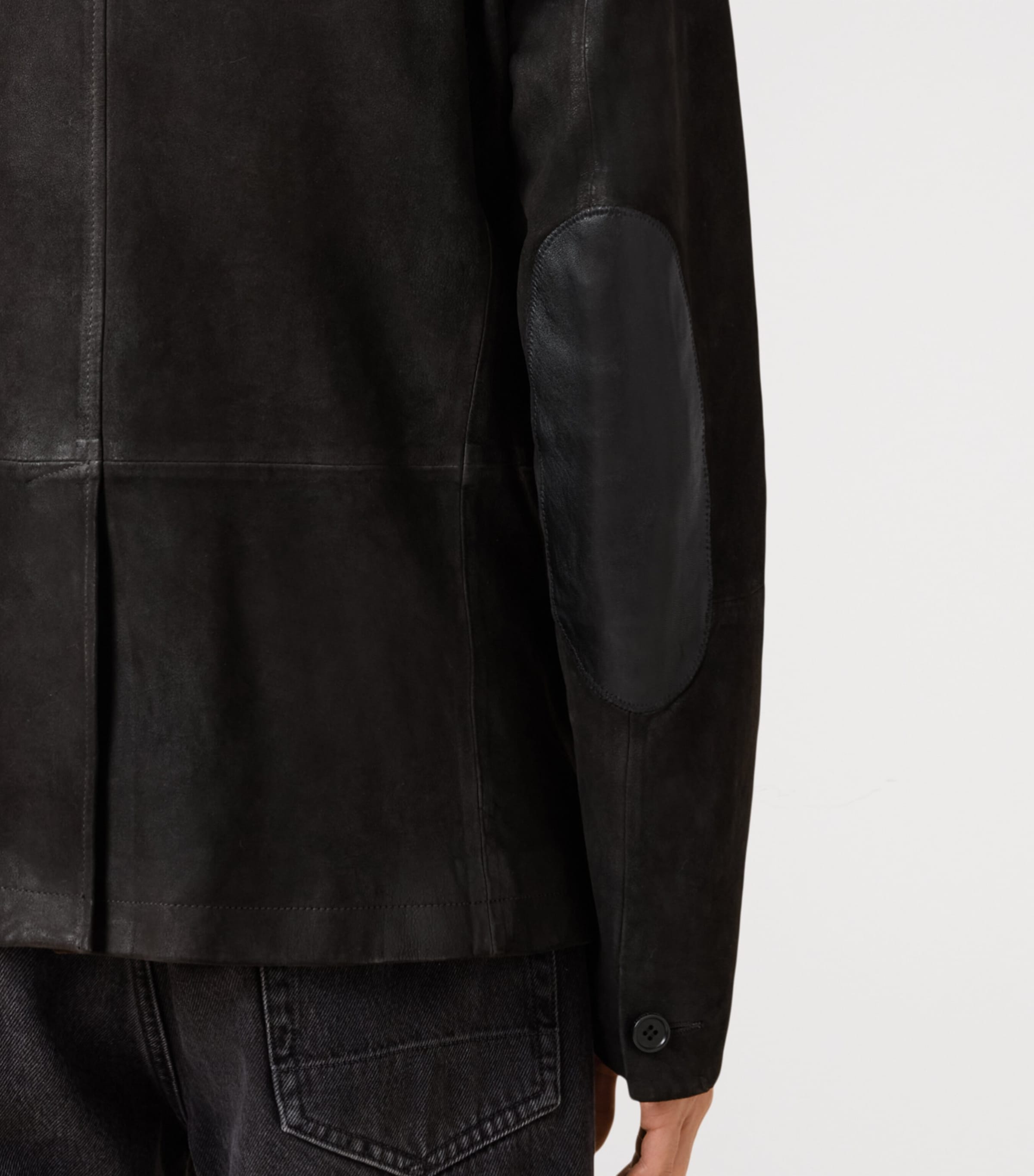 Leather Survey Blazer ANTHRACITE GREY Image 9