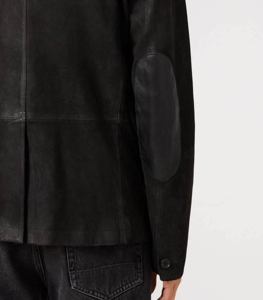 Leather Survey Blazer ANTHRACITE GREY Image 9