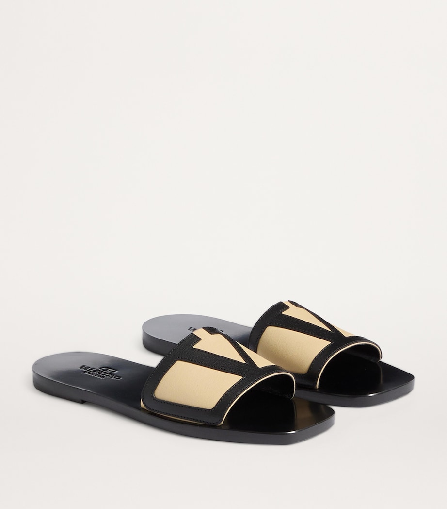 Leather Viva Superstar Slides RAV Image 4