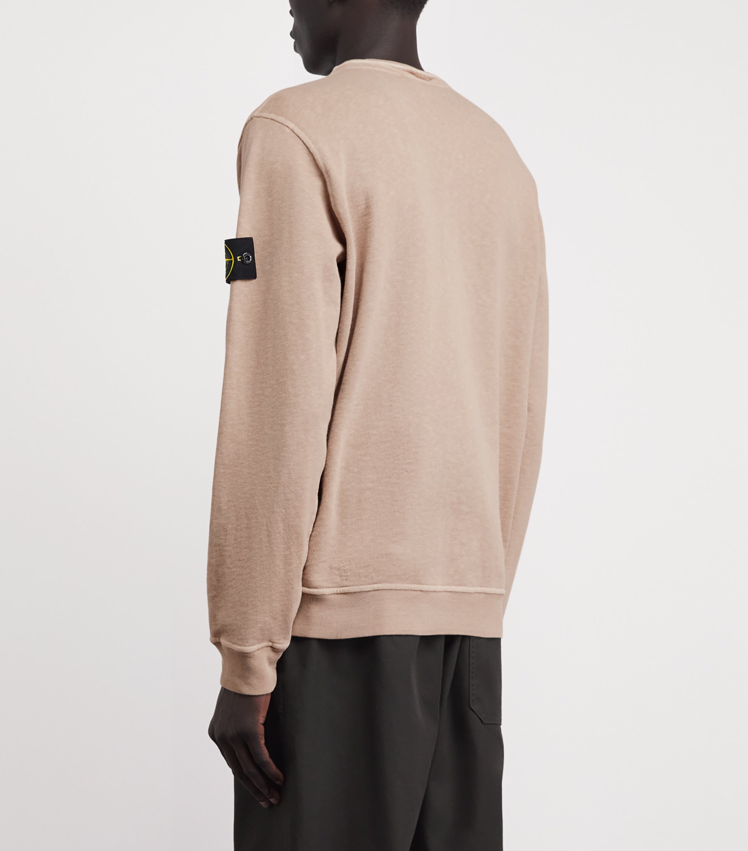 Stone Island Mens Cotton Faded Sweatshirt Image 5