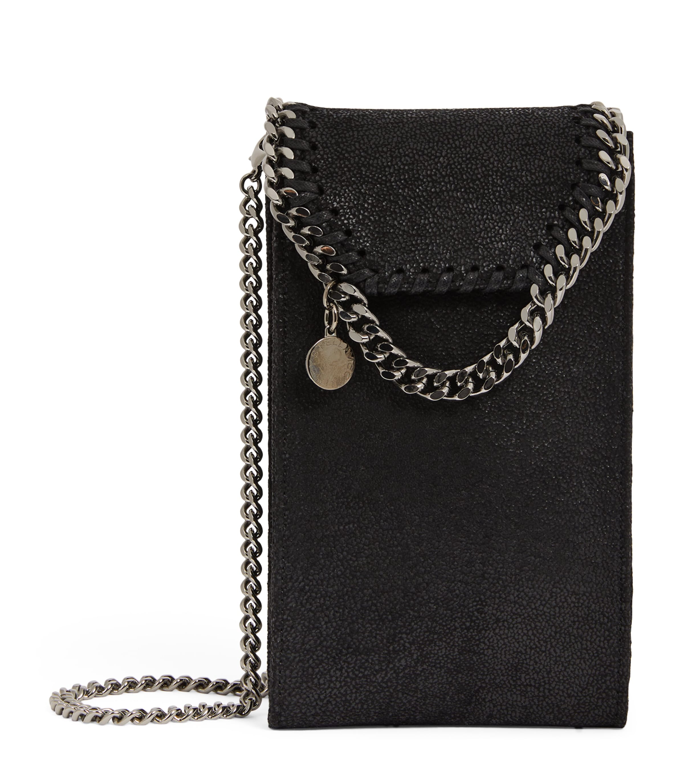 Shop Stella Mccartney Mini Falabella Cross-body Bag In Black