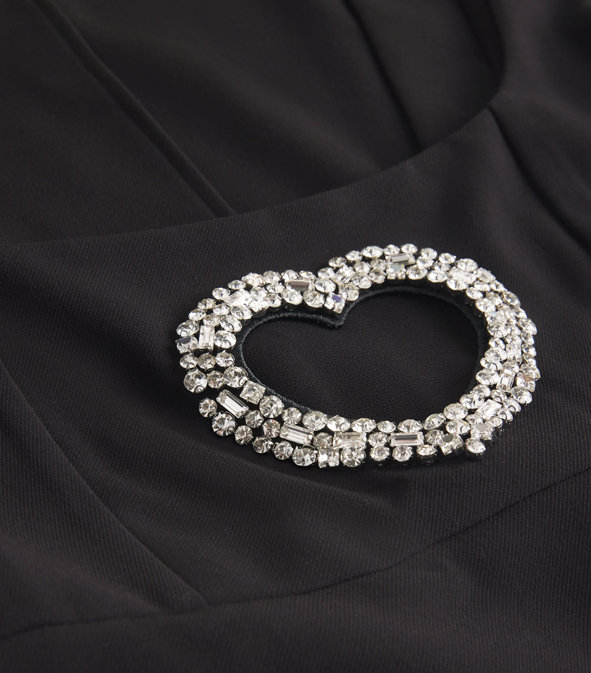 Embellished Heart Maxi Dress BLACK Image 5