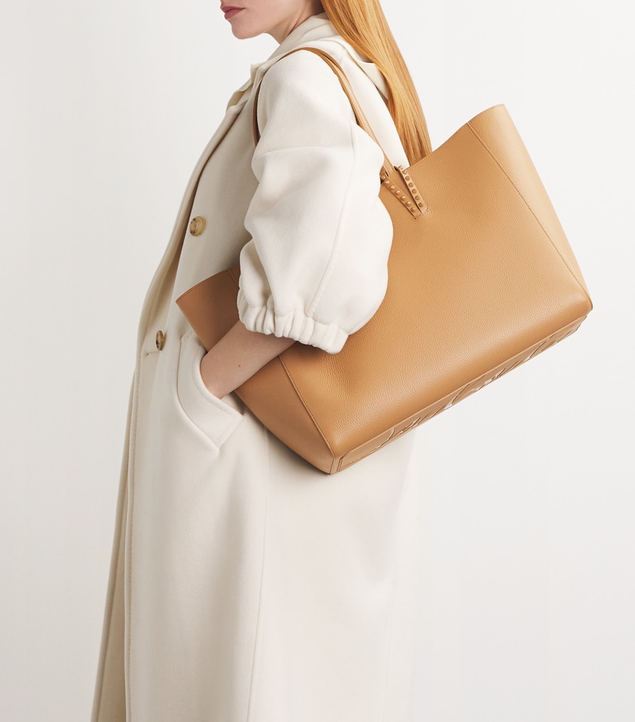 Cabata Large Leather Tote Bag F486 Image 5