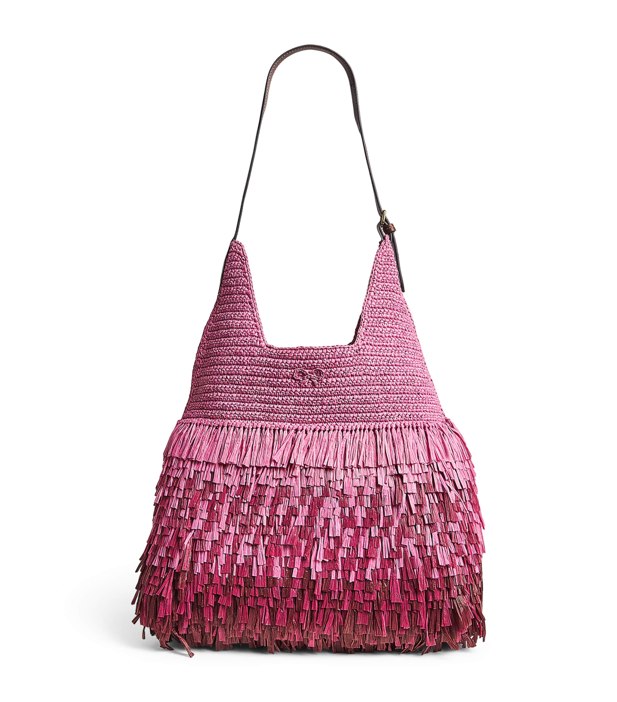 Straw Shag Tote Bag