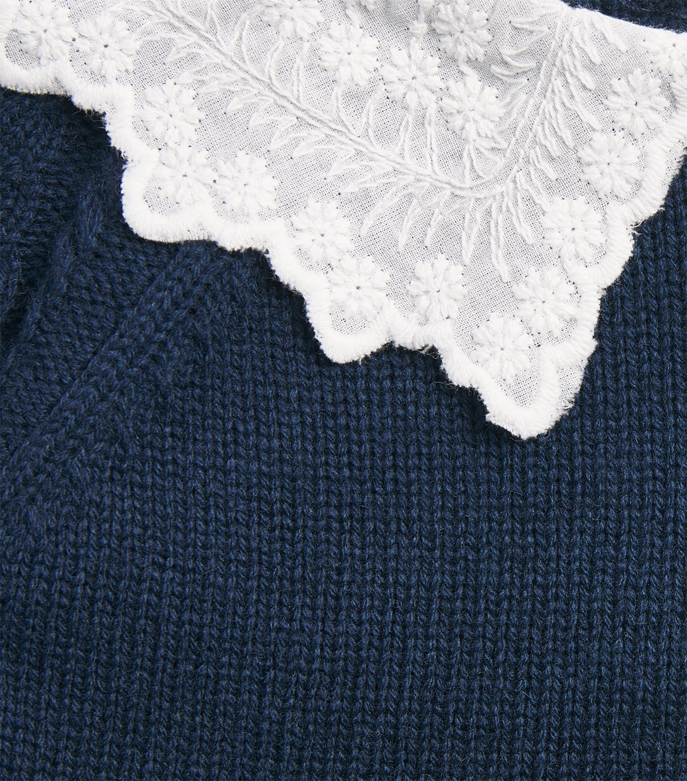Tartine et Chocolat Wool-Blend Lace-Collar Knitted Dress (6 Months-4 Years) Image 2