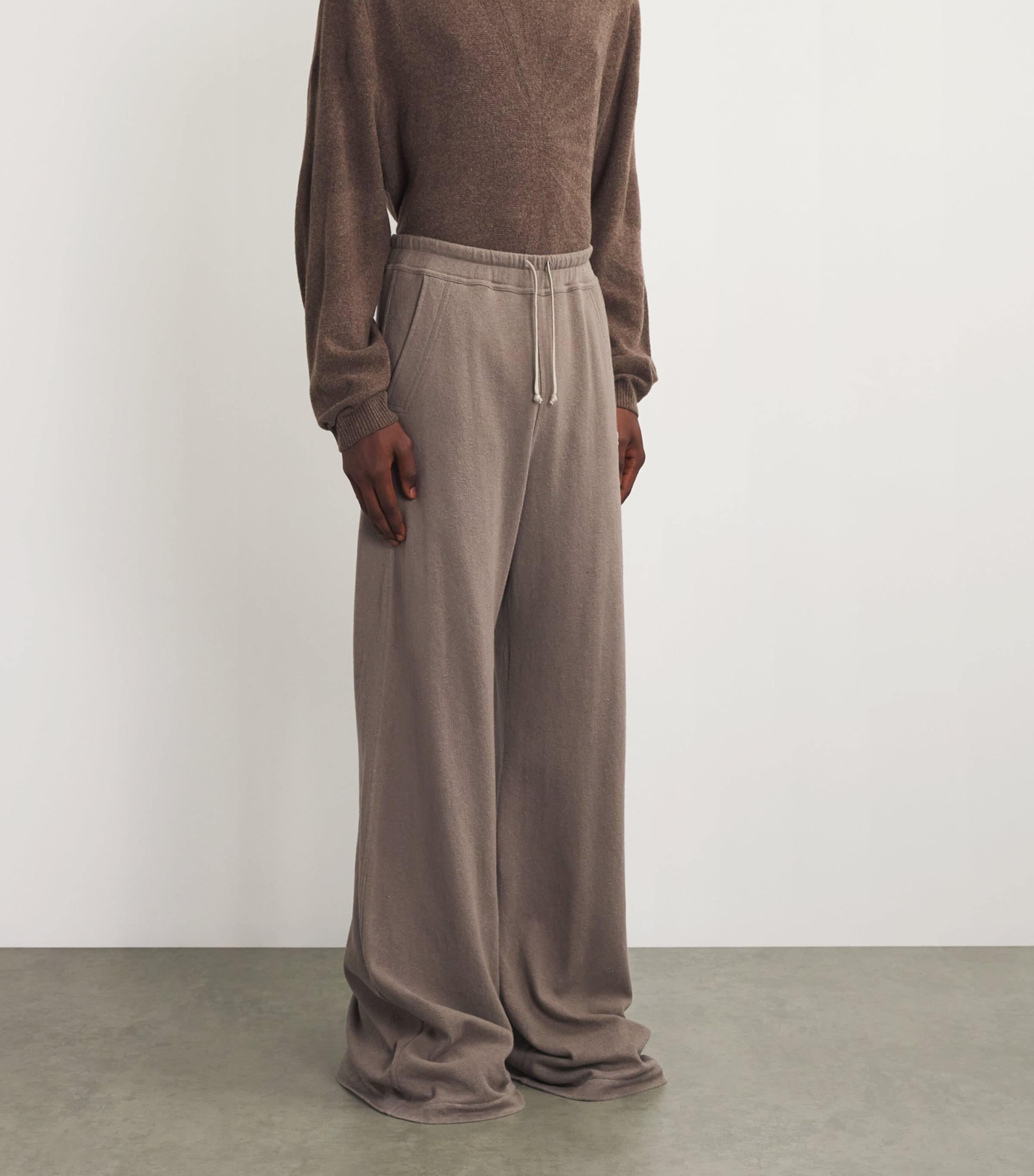 x Moncler Cotton Wide-Leg Trousers 25U/DUST Image 3