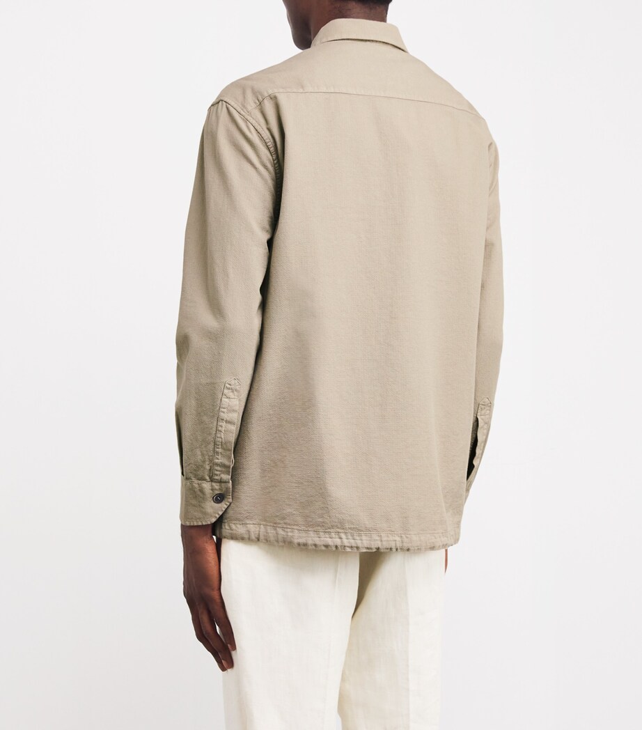 Cotton Drawstring Overshirt 530 SASSO Image 4