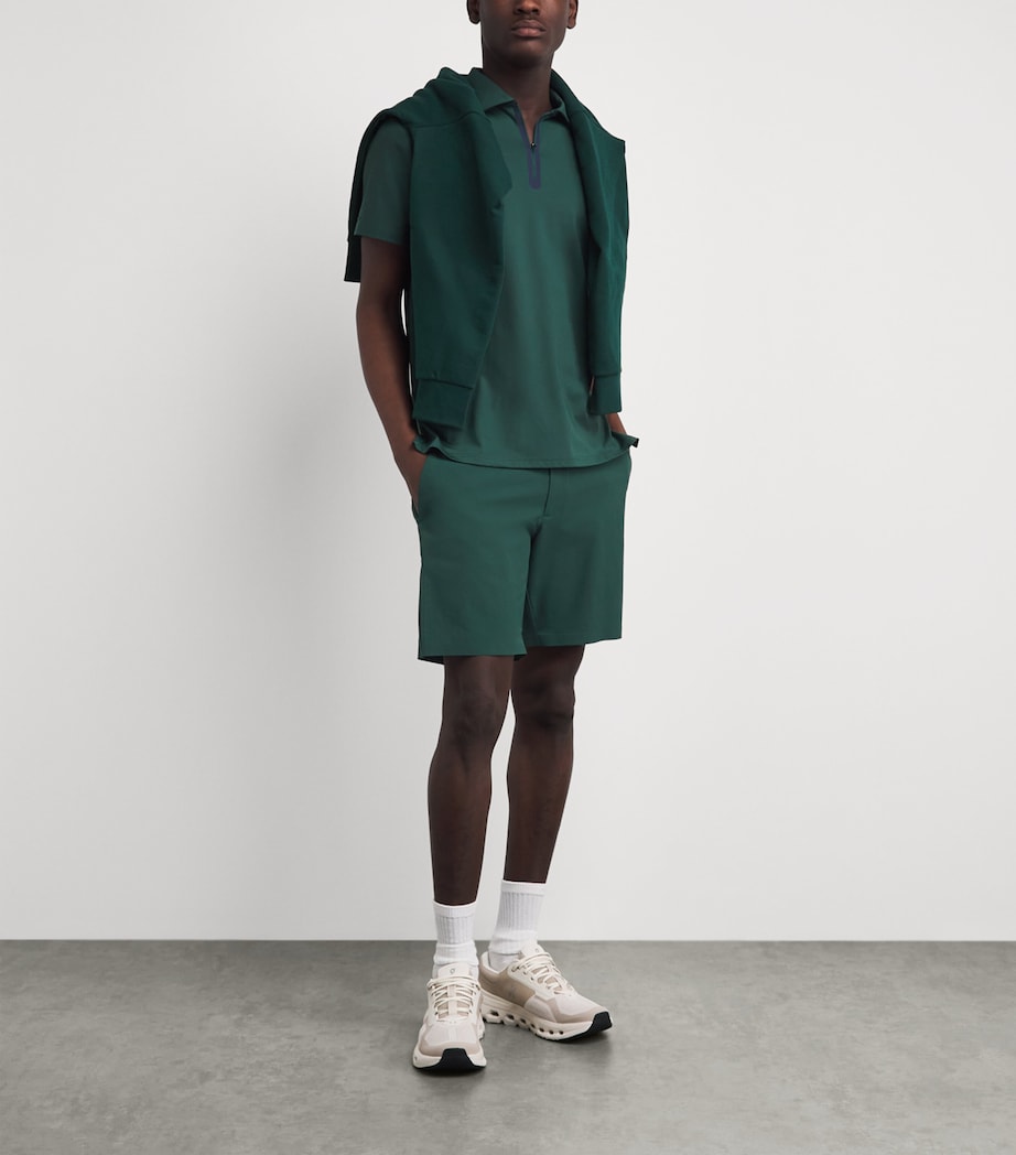 RLX Ralph Lauren Mens Tailored Fit Performance Polo Shirt Moss Agate Image 2
