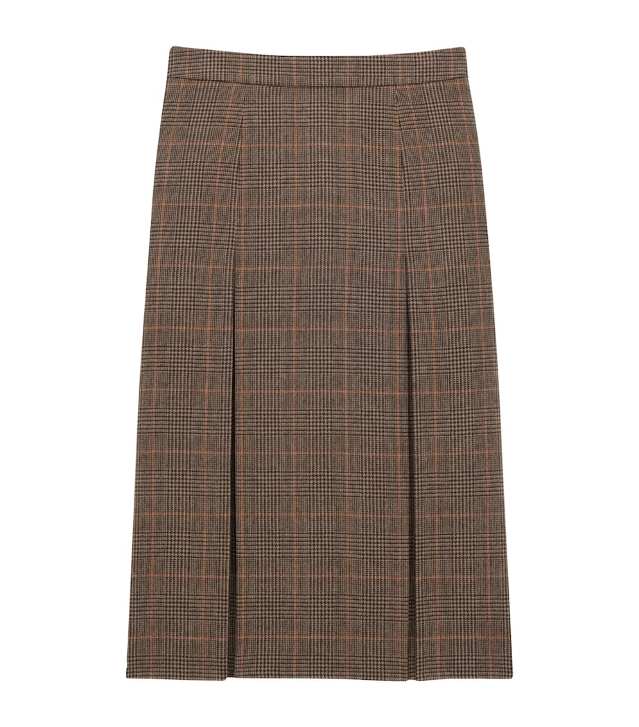 Check Print Midi Skirt 9217 Image 1