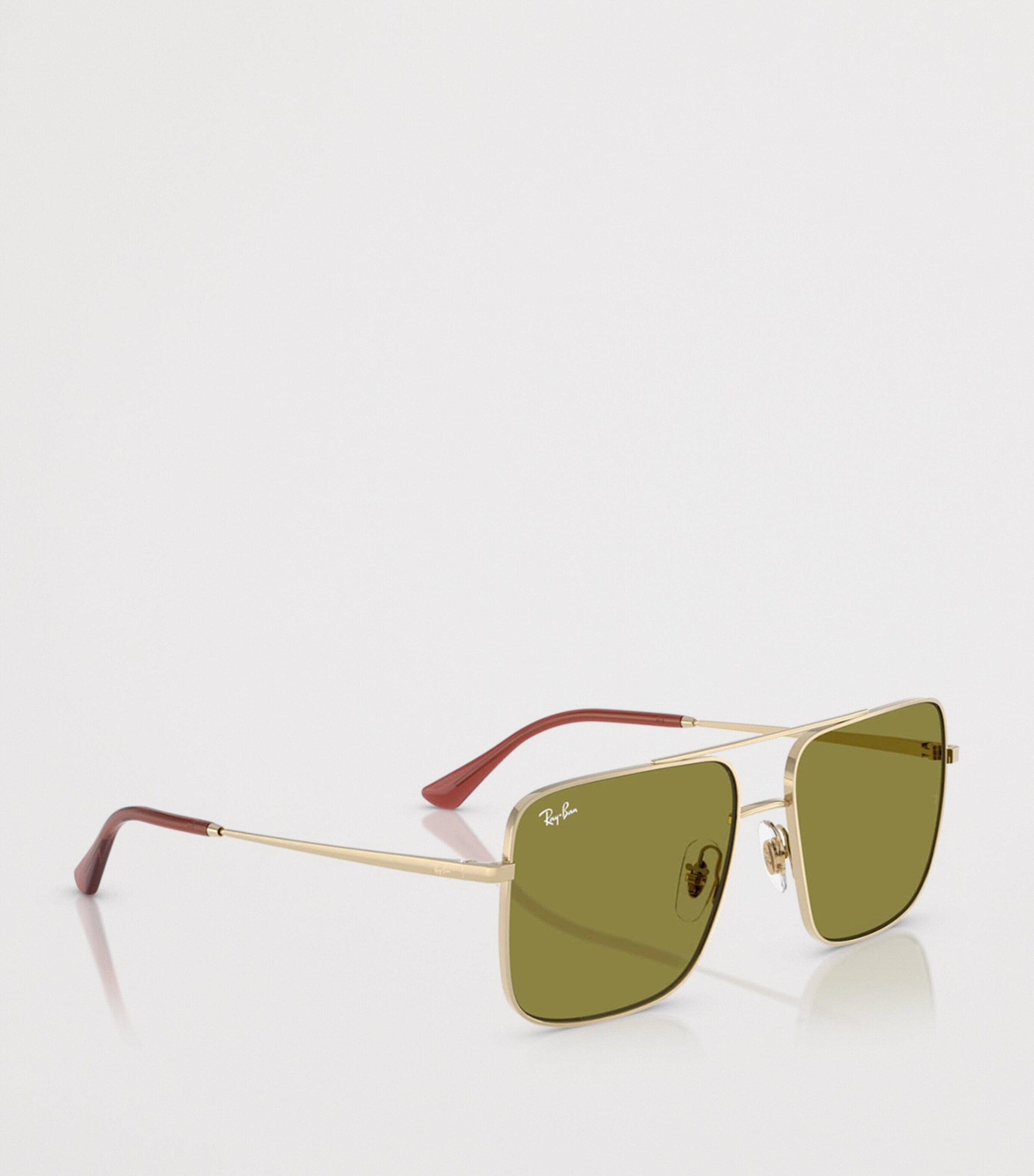 Ray-Ban RB3758 Ari Bio-Based Square Sunglasses Gold Image 6