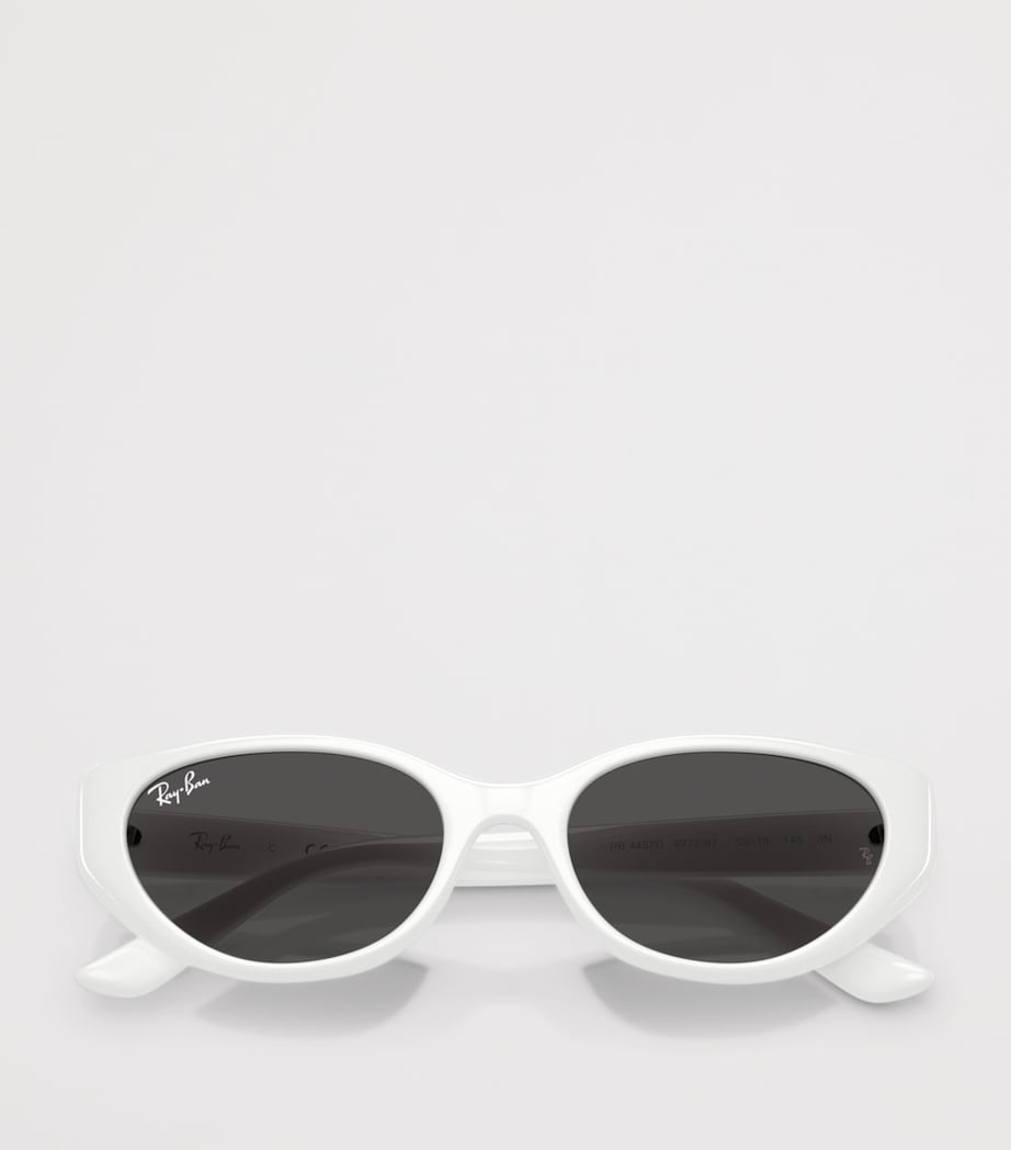 Ray-Ban RB4457D Bio-Based Sunglasses White Image 5