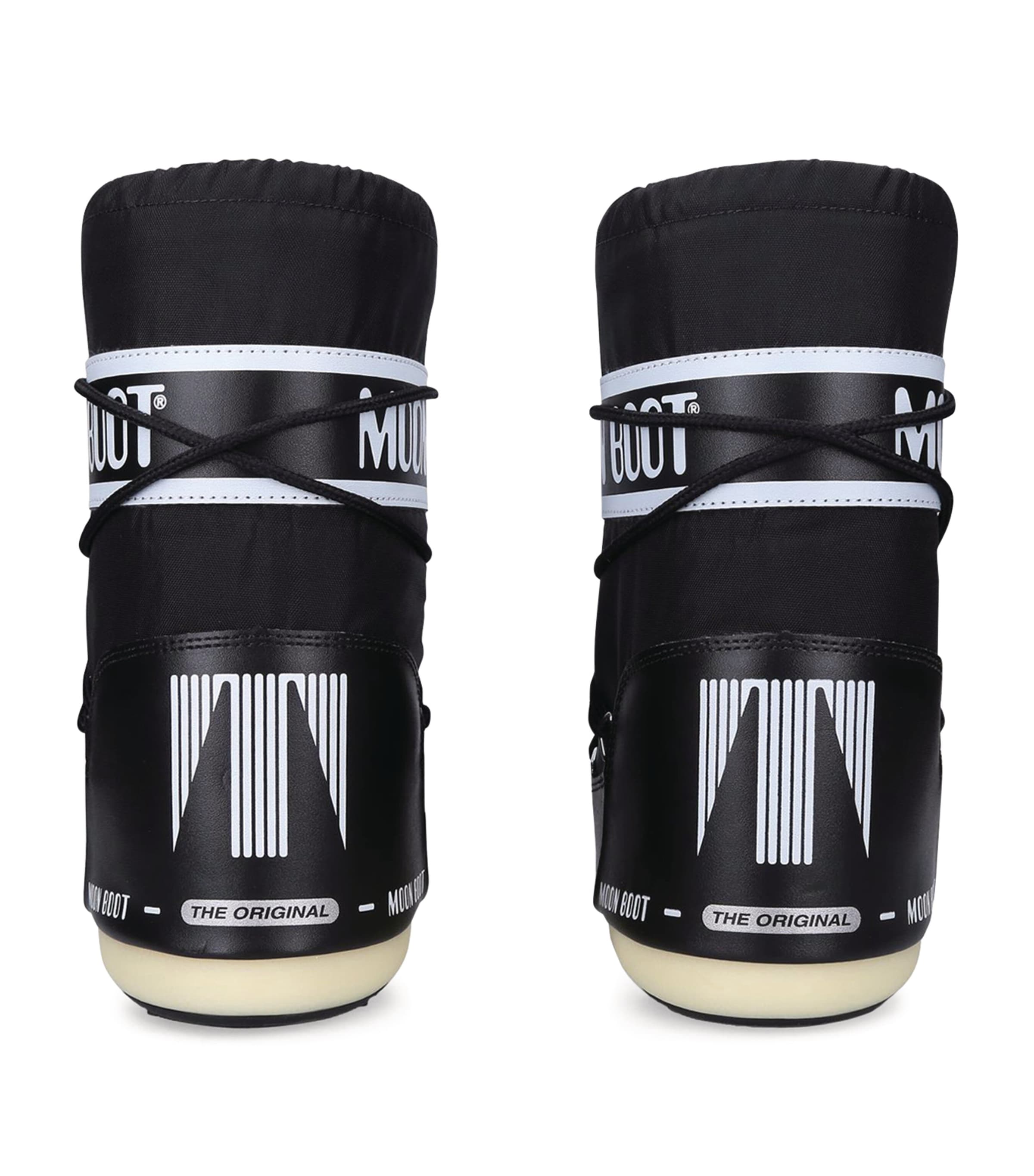 Nylon Icon Moon Boots BLACK Image 2