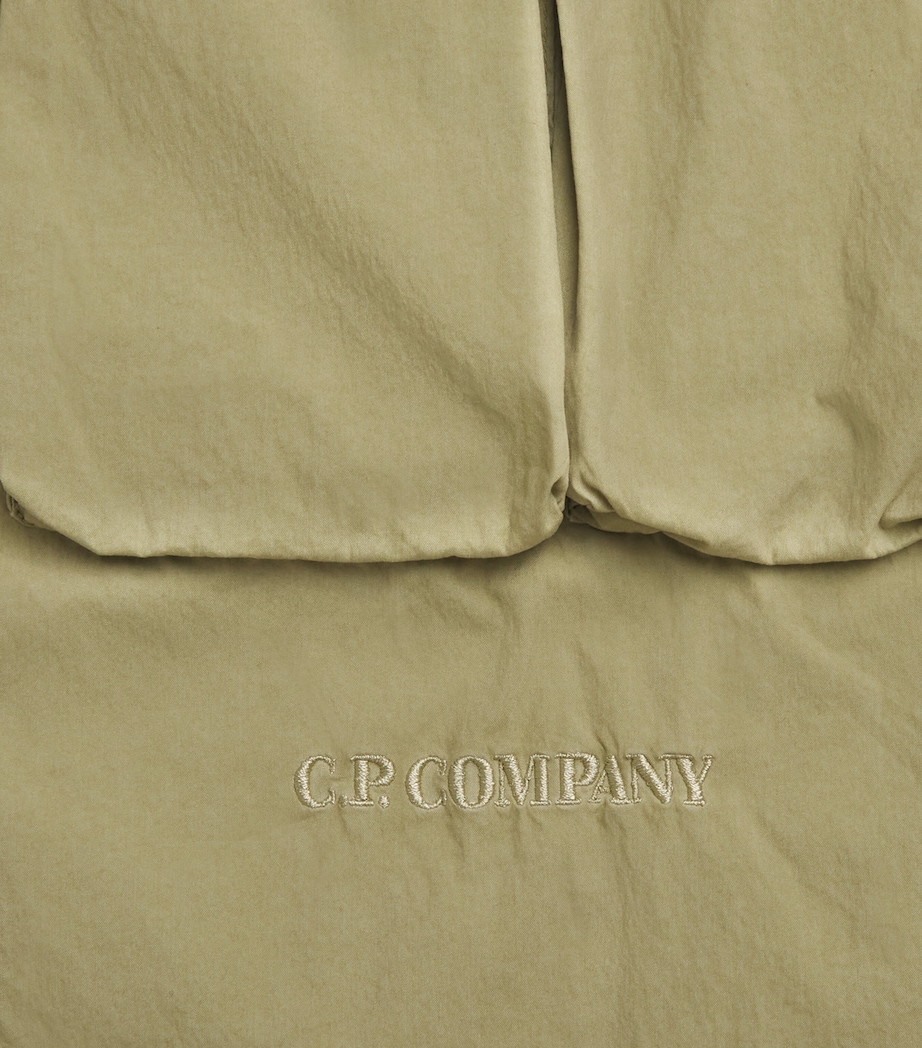 C.P. Company Mens 50 Fili Zip-Up Shirt Dried Herb Image 6