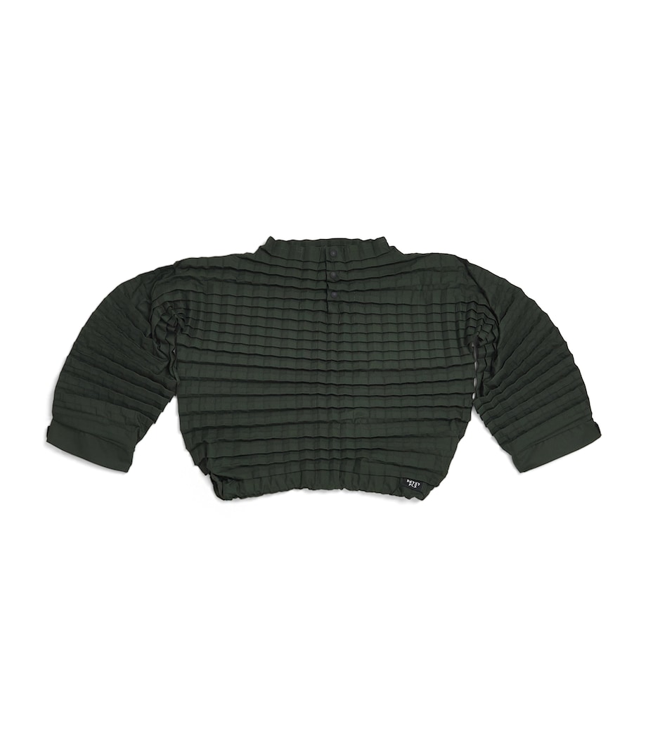 Petit Pli Recycled Crinkle Versatile Top (9 Months-4 Years) Aurora Green Image 1
