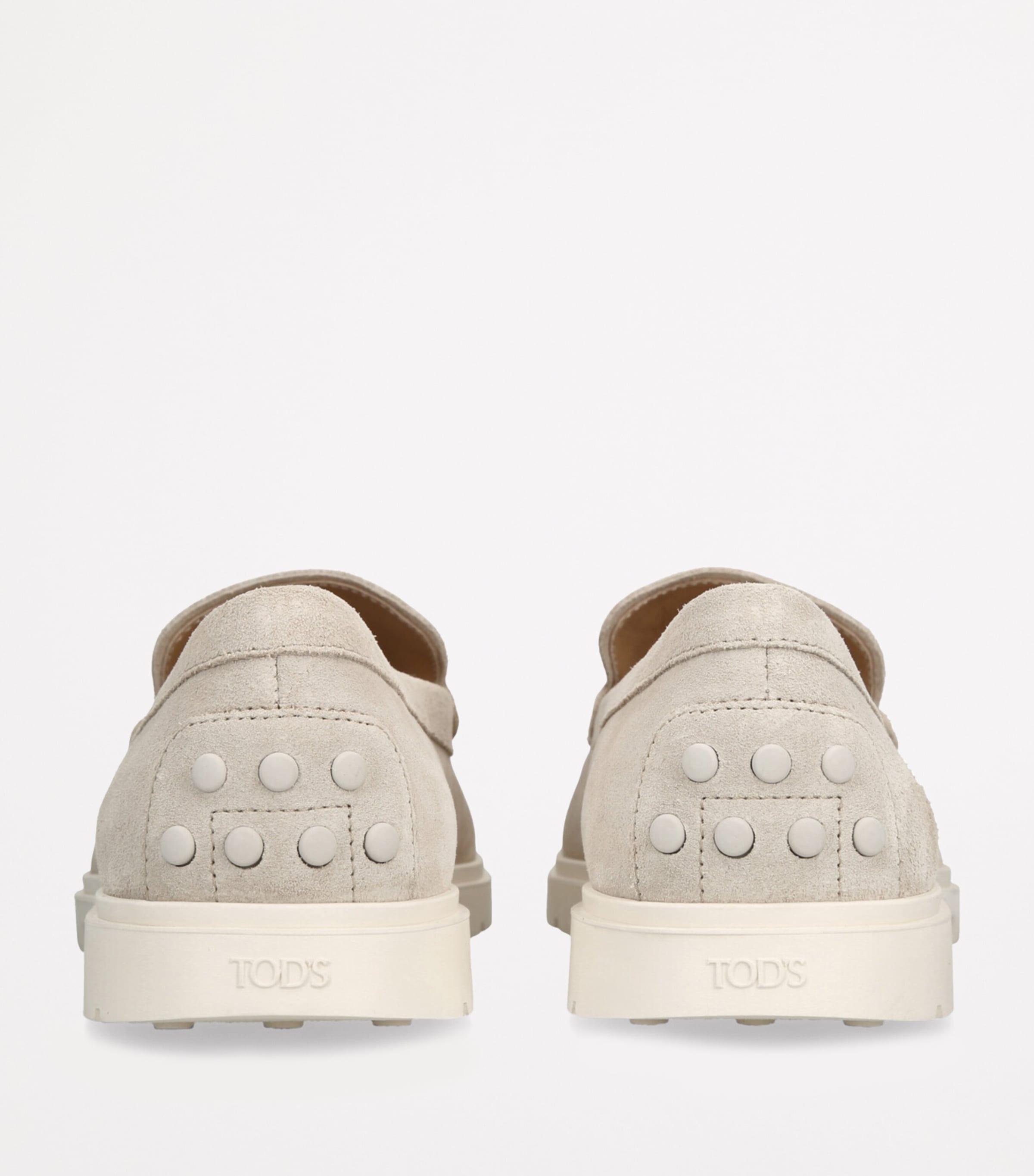 Suede Ibridro Loafers GREY/LIGHT Image 2