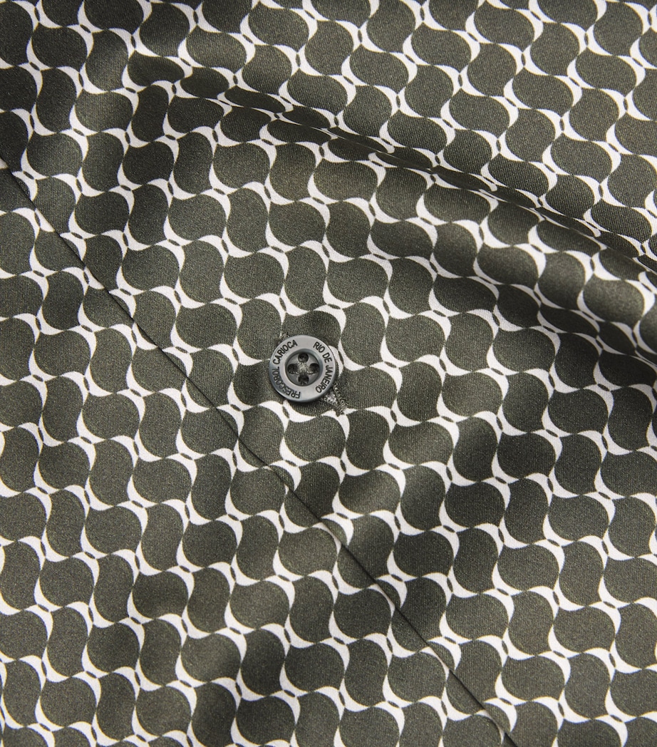 Silk Roberto Short-Sleeve Shirt 840-SEAWOOD Image 5