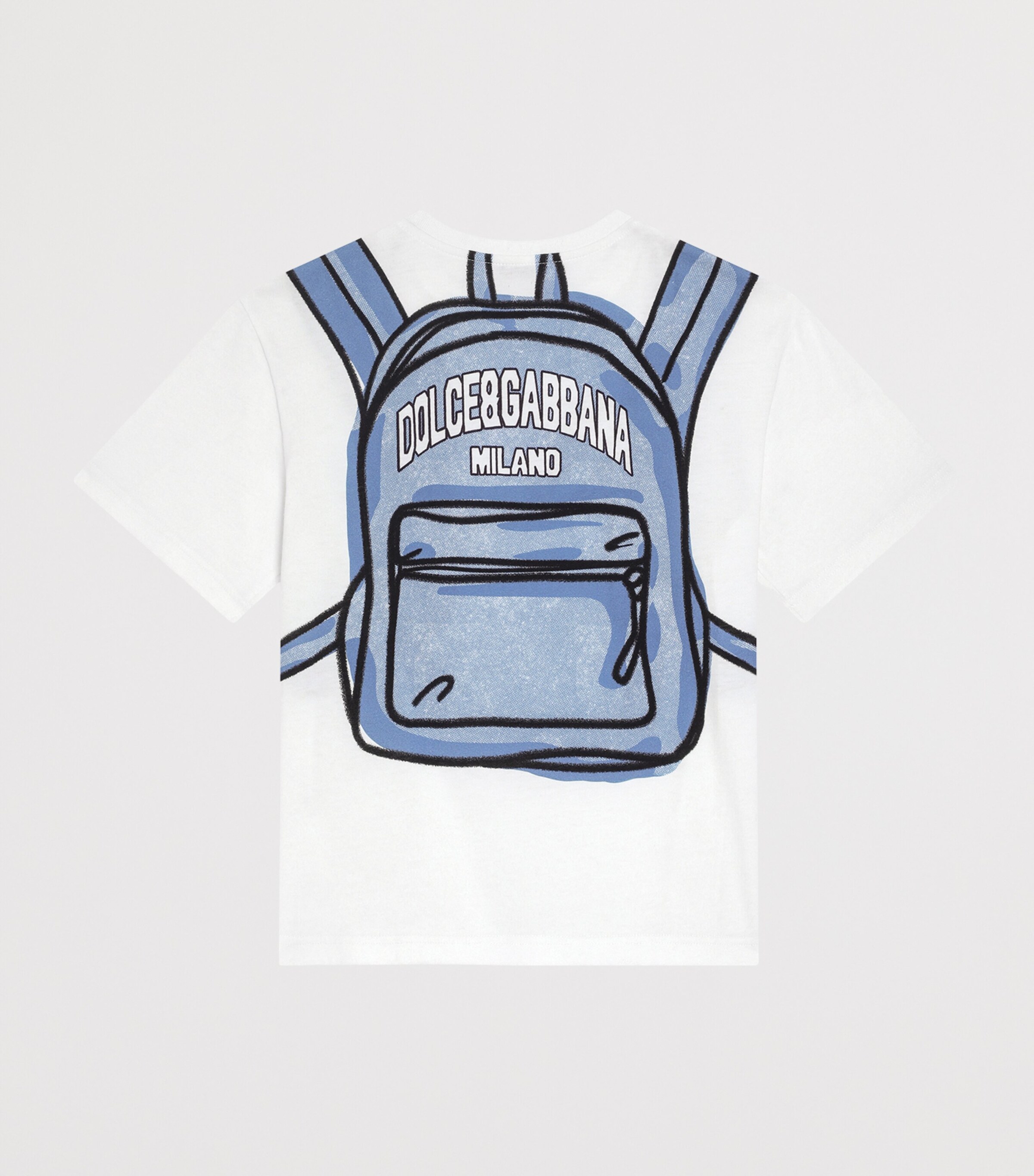 Cotton Backpack Print Oversized T-Shirt (8-12 Years) HA5QM-ZAINO Image 2