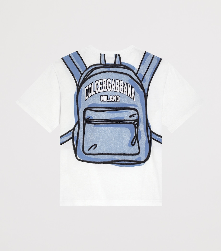Cotton Backpack Print Oversized T-Shirt (8-12 Years) HA5QM-ZAINO Image 2