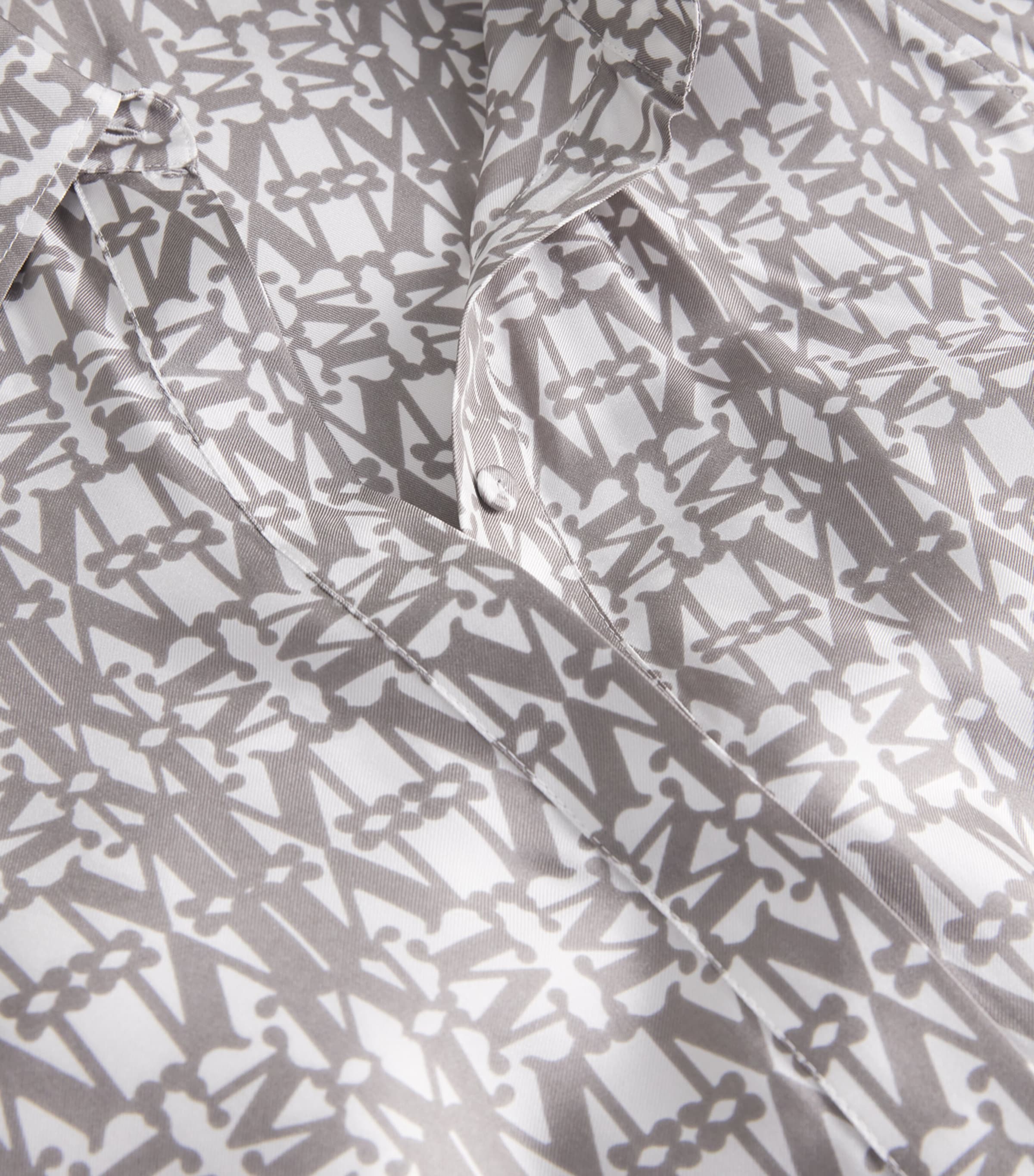 Silk Monogram Mini Dress SILK Image 5