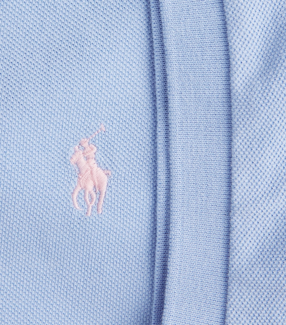 Polo Ralph Lauren Mens Cotton Mesh Custom-Fit Polo Shirt Pebble Image 6