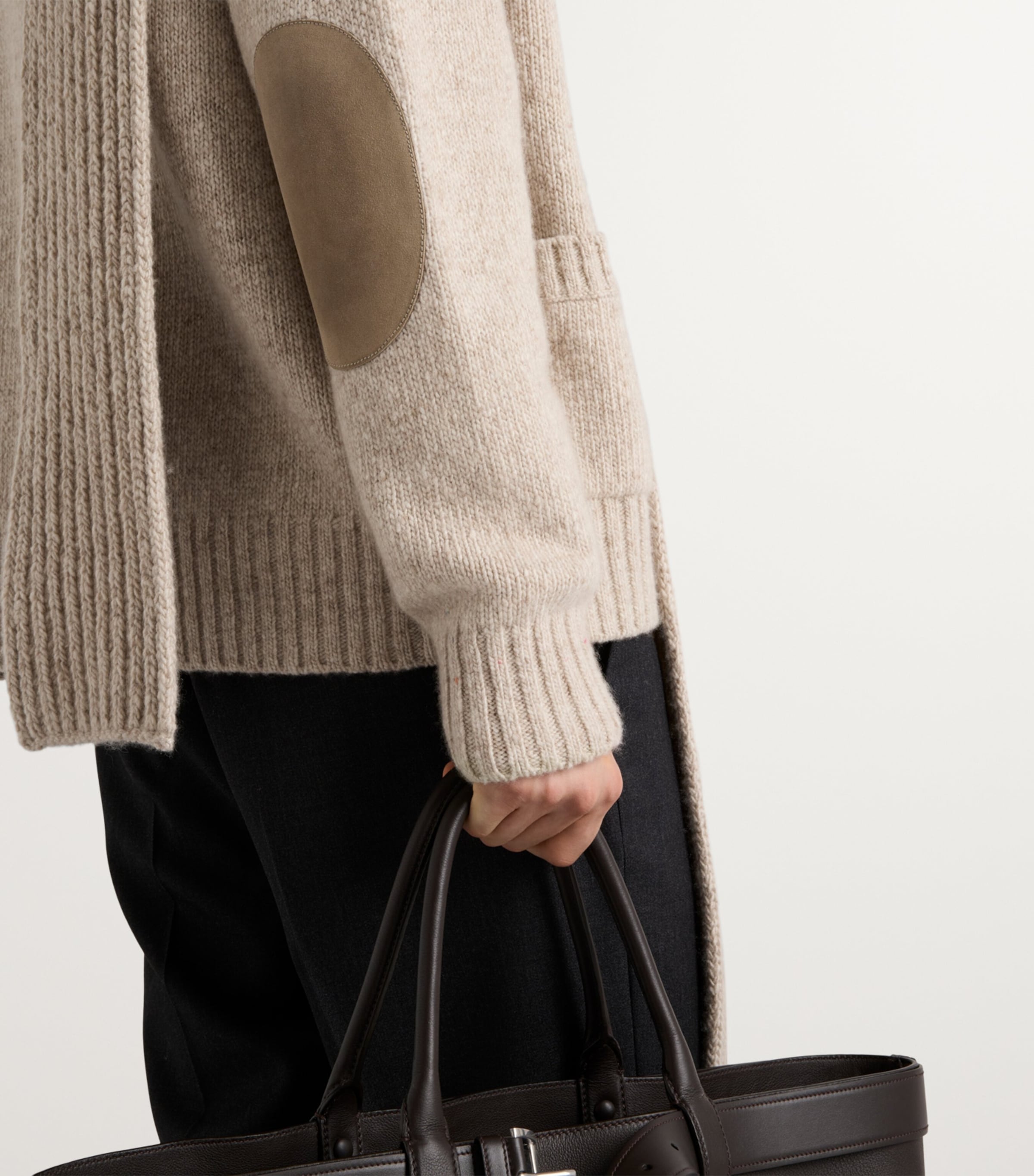 Cashmere Oversized Cardigan F0F24 Image 3