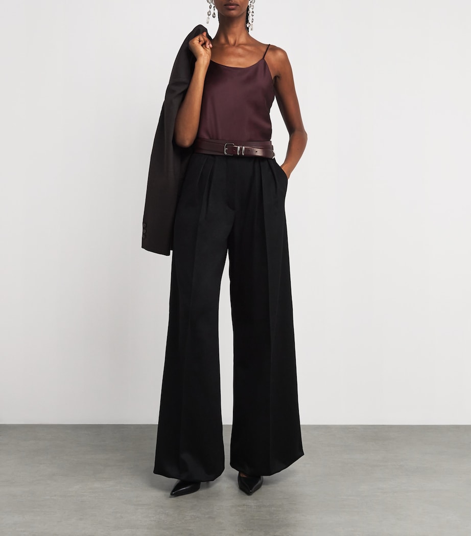 Silk Cami Top CHERRY Image 2