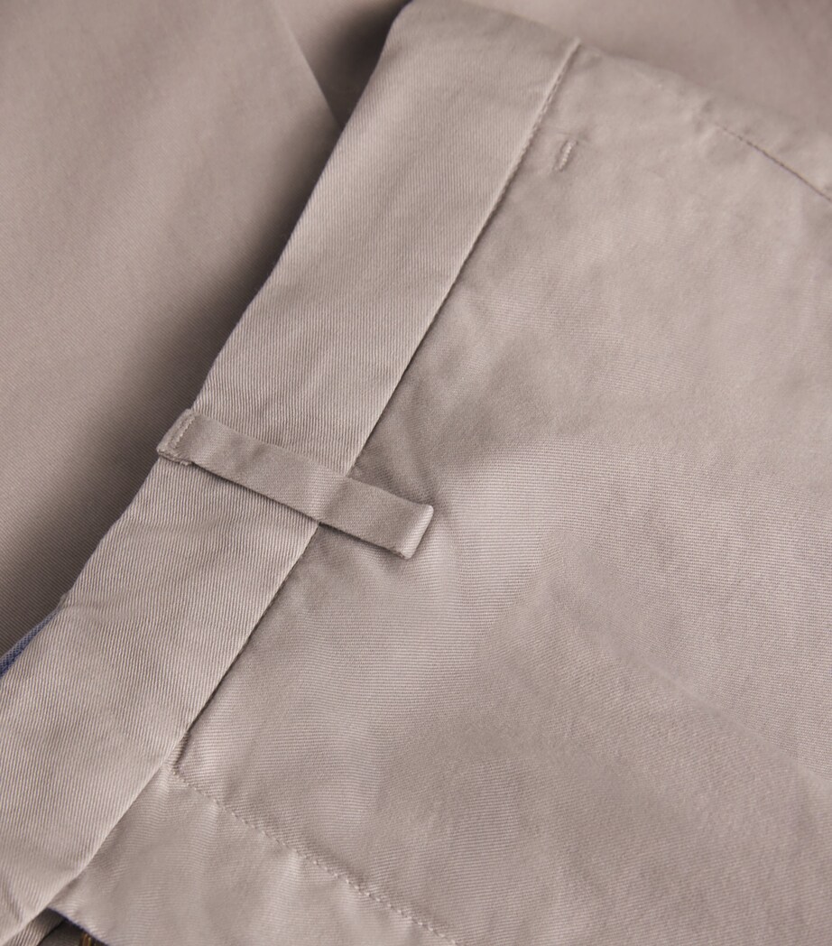 Polo Ralph Lauren Mens Stretch-Cotton Slim Chinos Grey Image 5