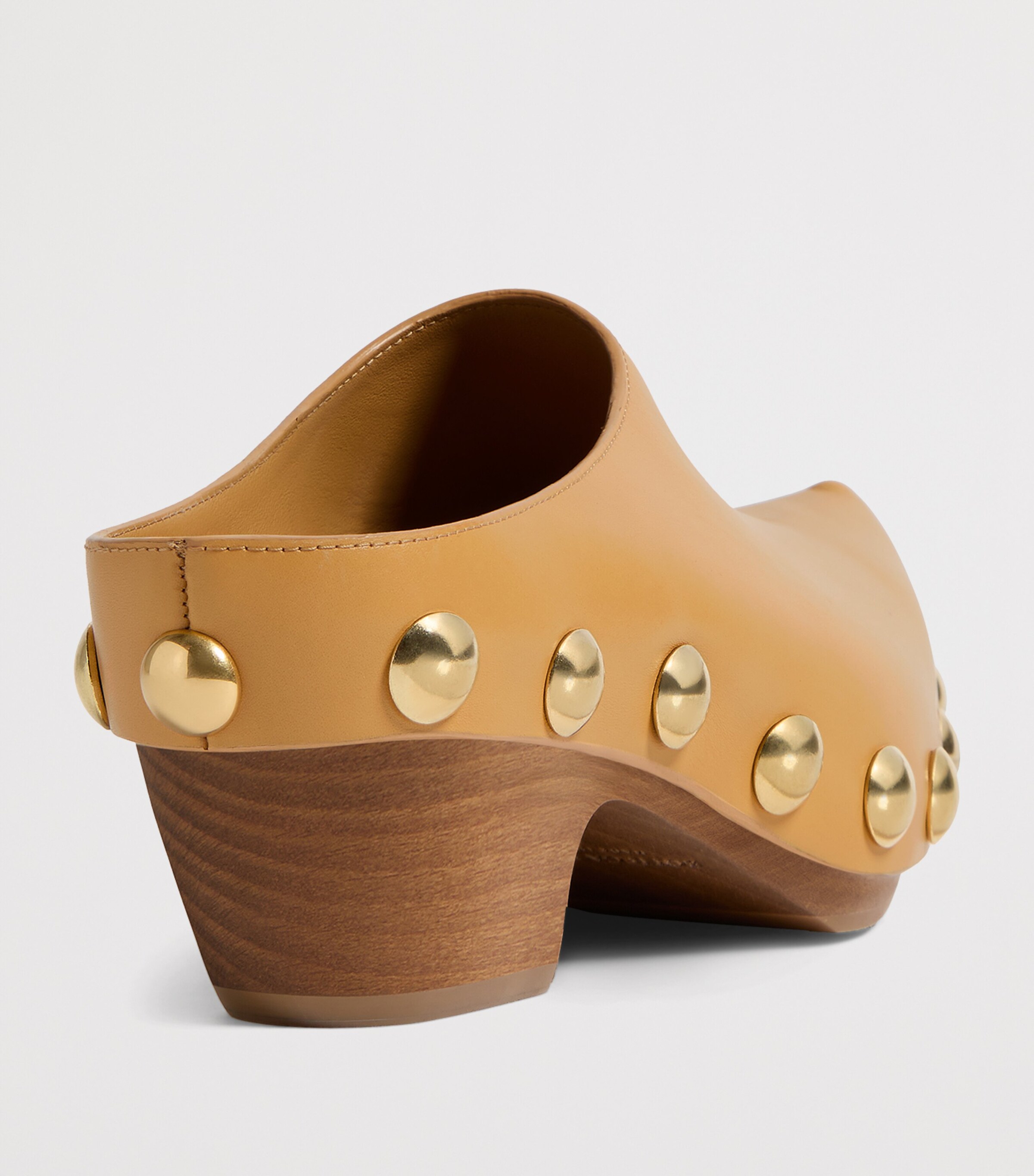Bottega Veneta Calfskin Clog Heeled Mules 65 Image 4
