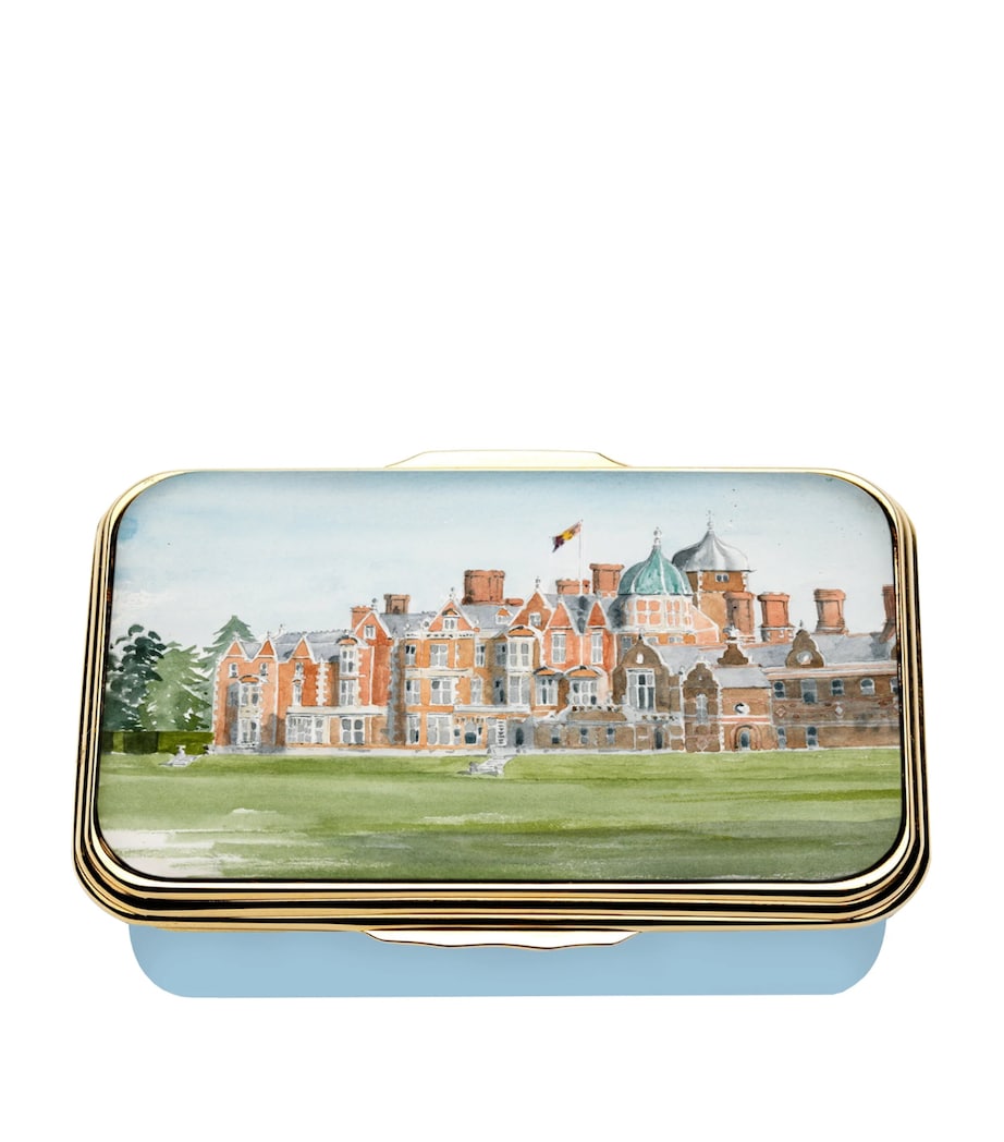 Halcyon Days Enamel Sandringham House Watercolour Box Image 1