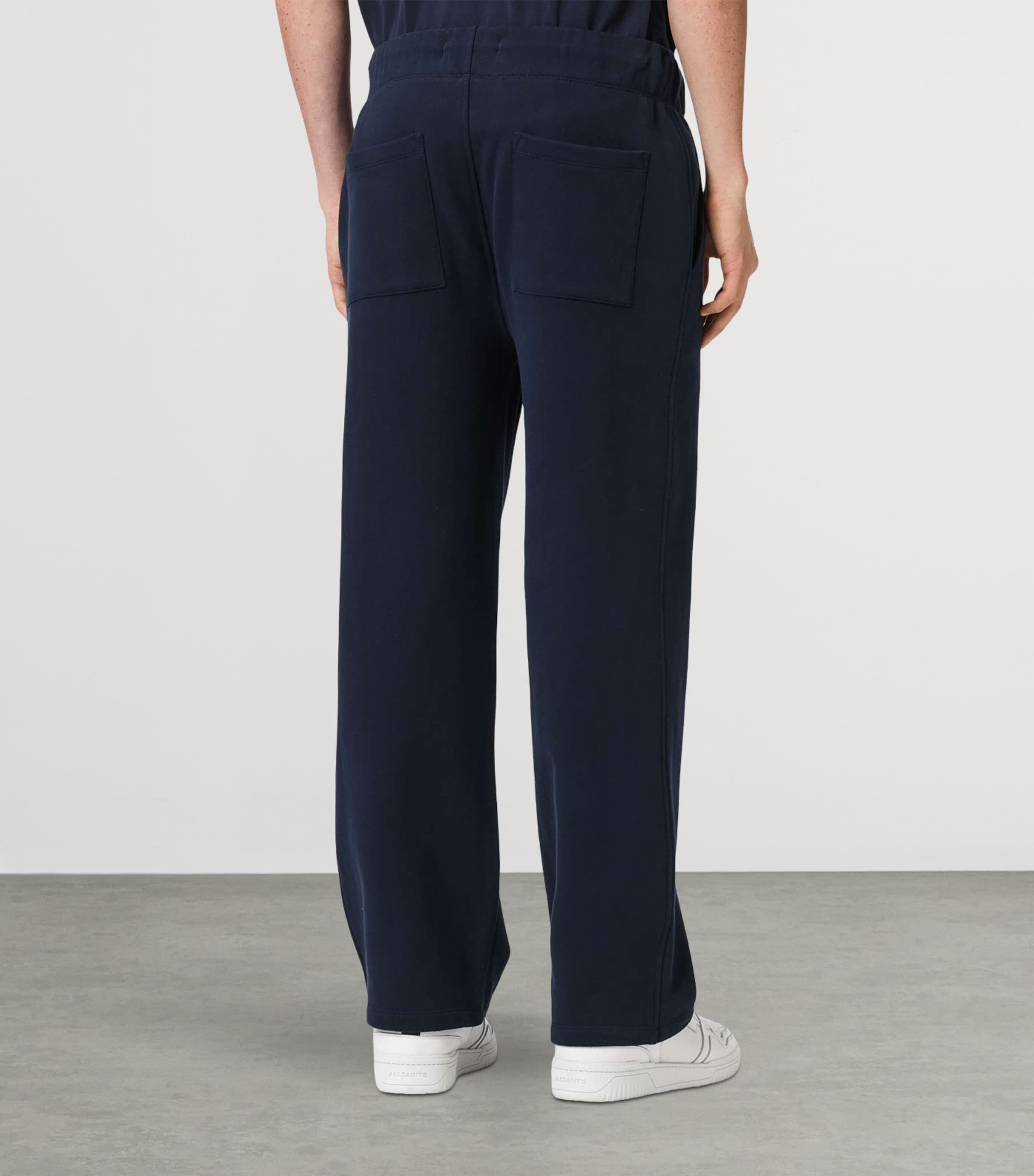 AllSaints Mens Asher Straight Sweatpants Sapphire Blue Image 4