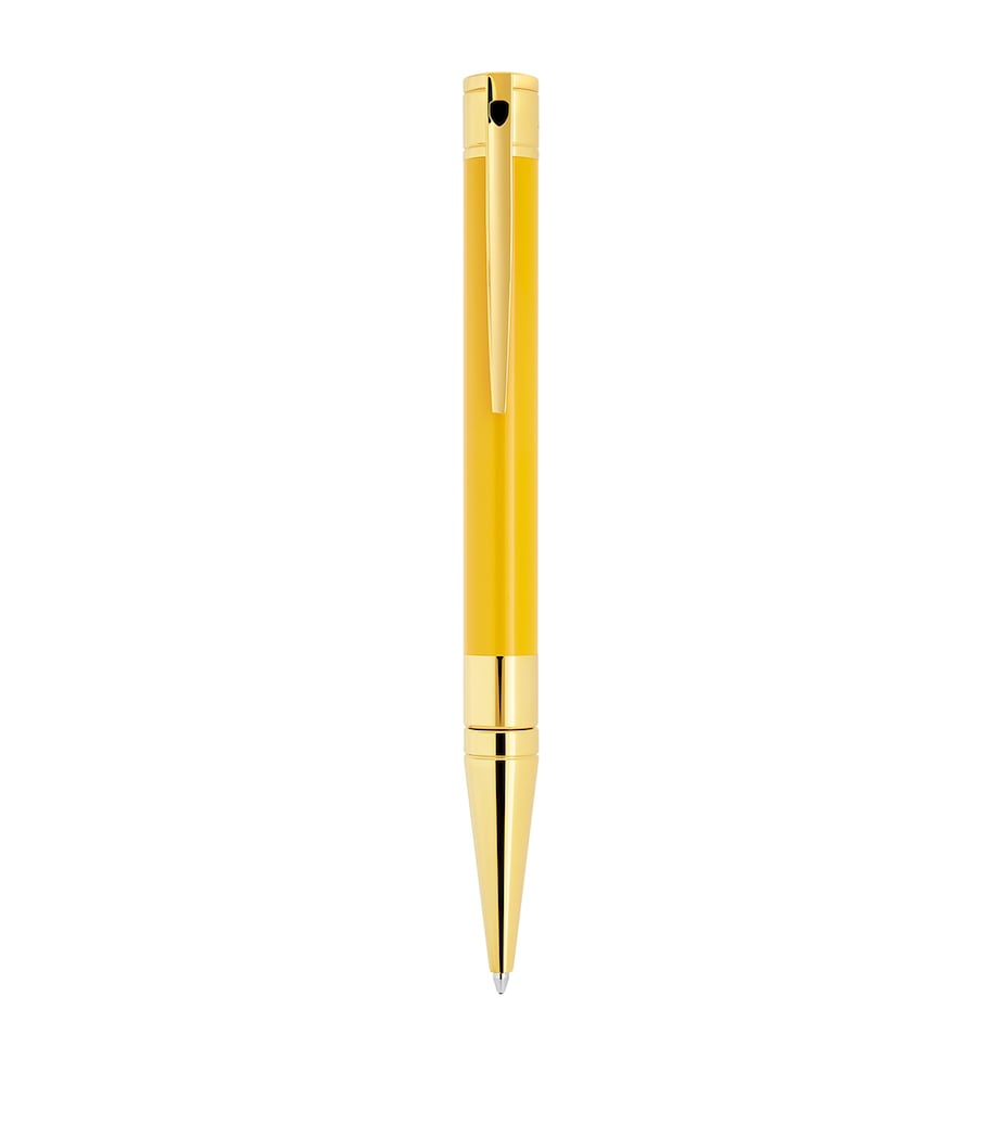 S.T. Dupont D-Initial Dragon Ballpoint Pen Mustard/gold Image 4