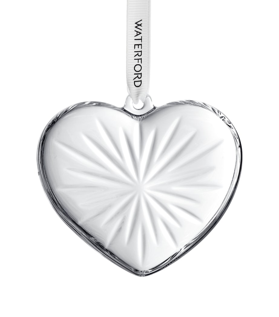 Crystal Heart Tree Decoration CLEAR Image 4