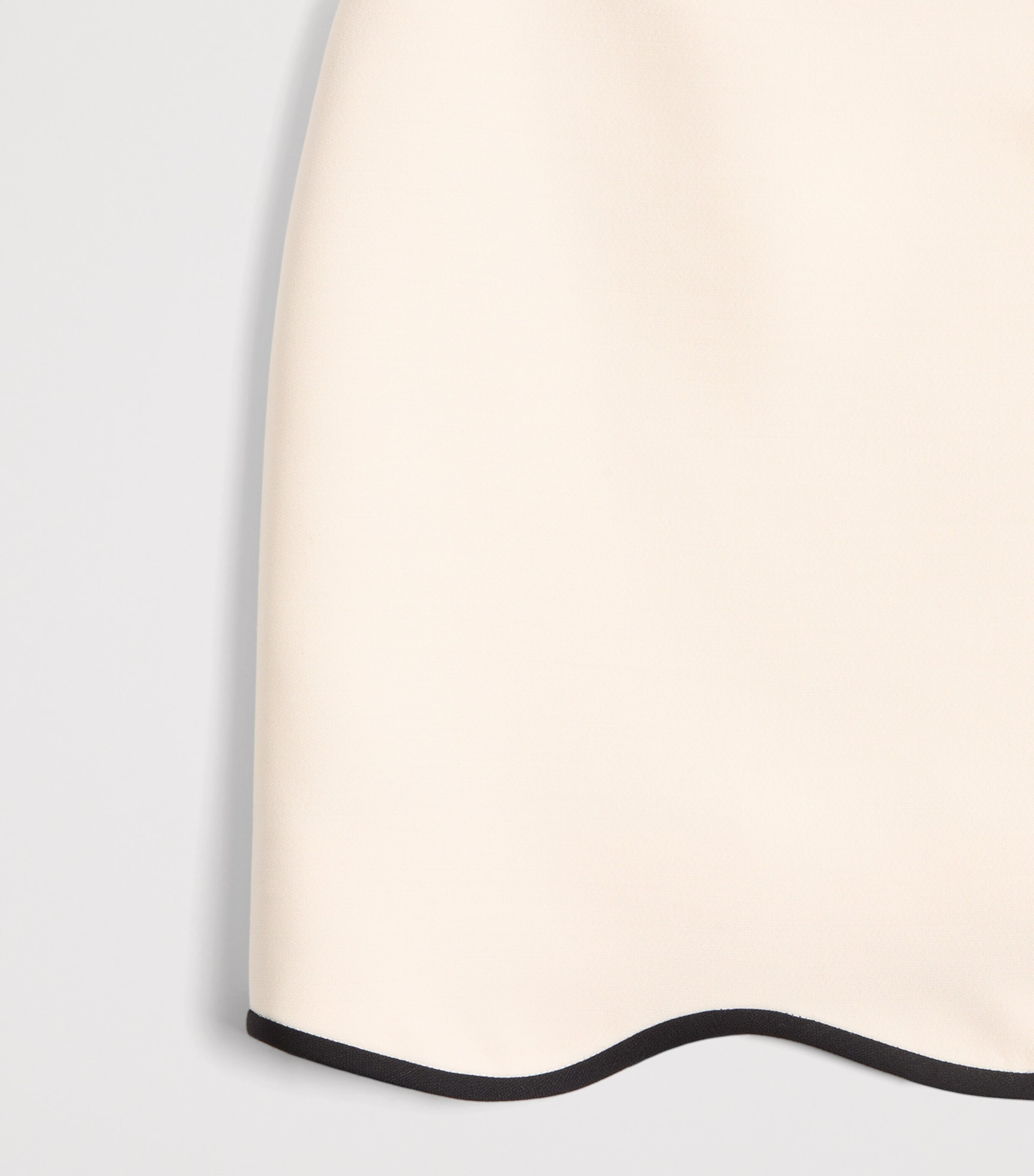 Valentino Womens Wool-Silk Crepe Mini Skirt Image 6