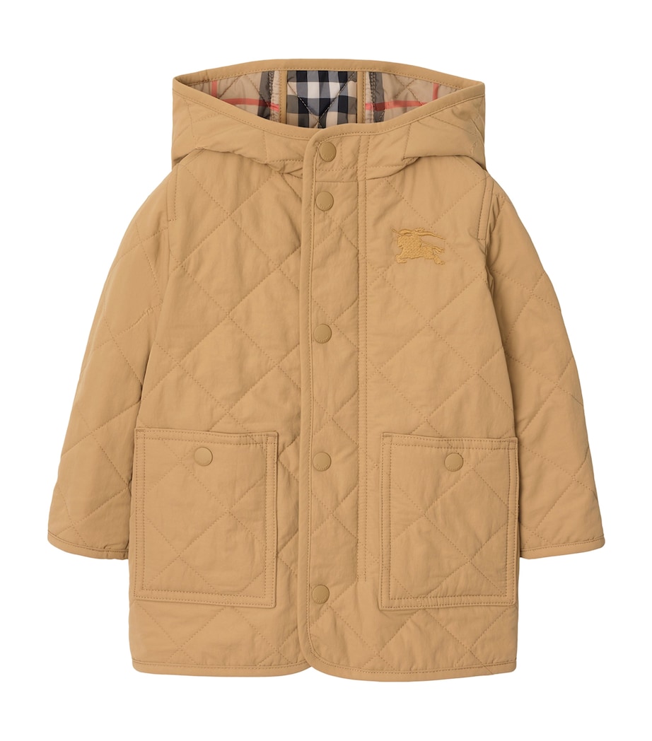 Quilted EKD Coat (6-24 Months) SAND Image 1