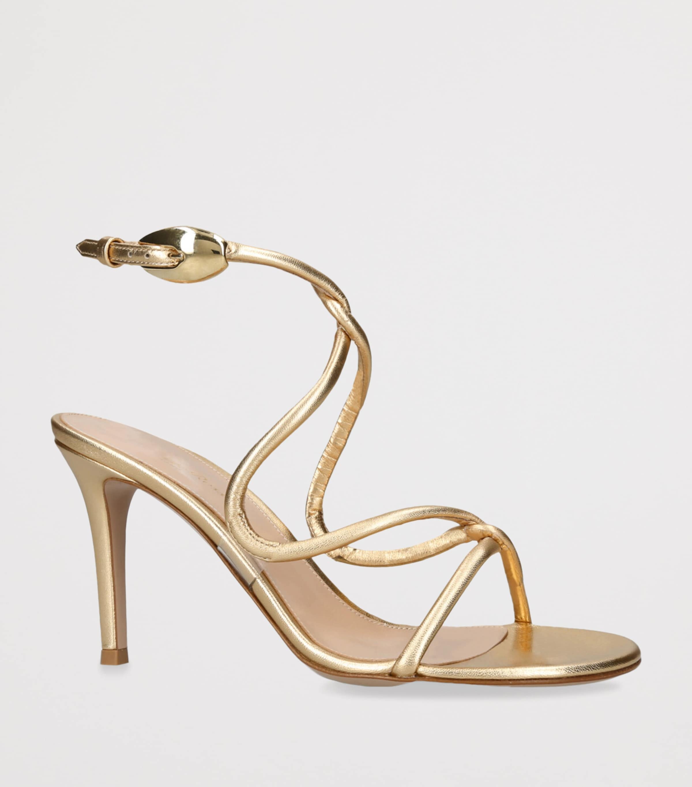 Black Mamba Heeled Sandals 85 GOLD Image 3