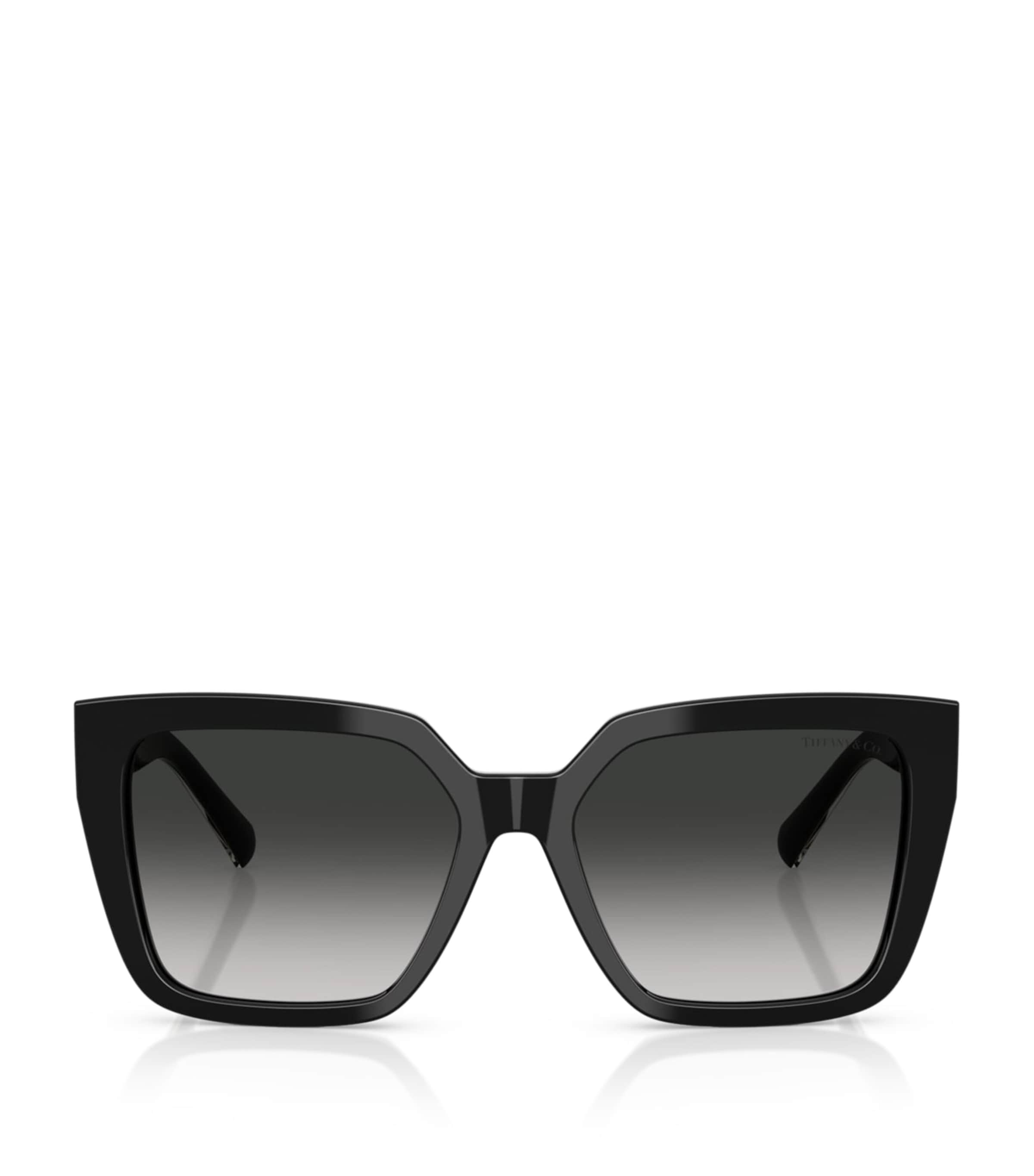 Tiffany & Co . 55mm Gradient Square Sunglasses In Black