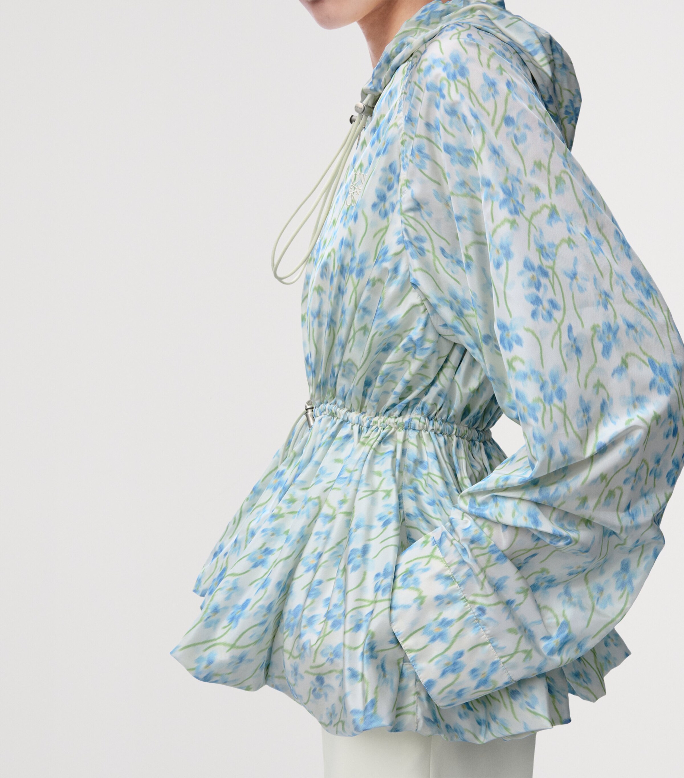 LOEWE Floral Print Hooded Jacket | Harrods US
