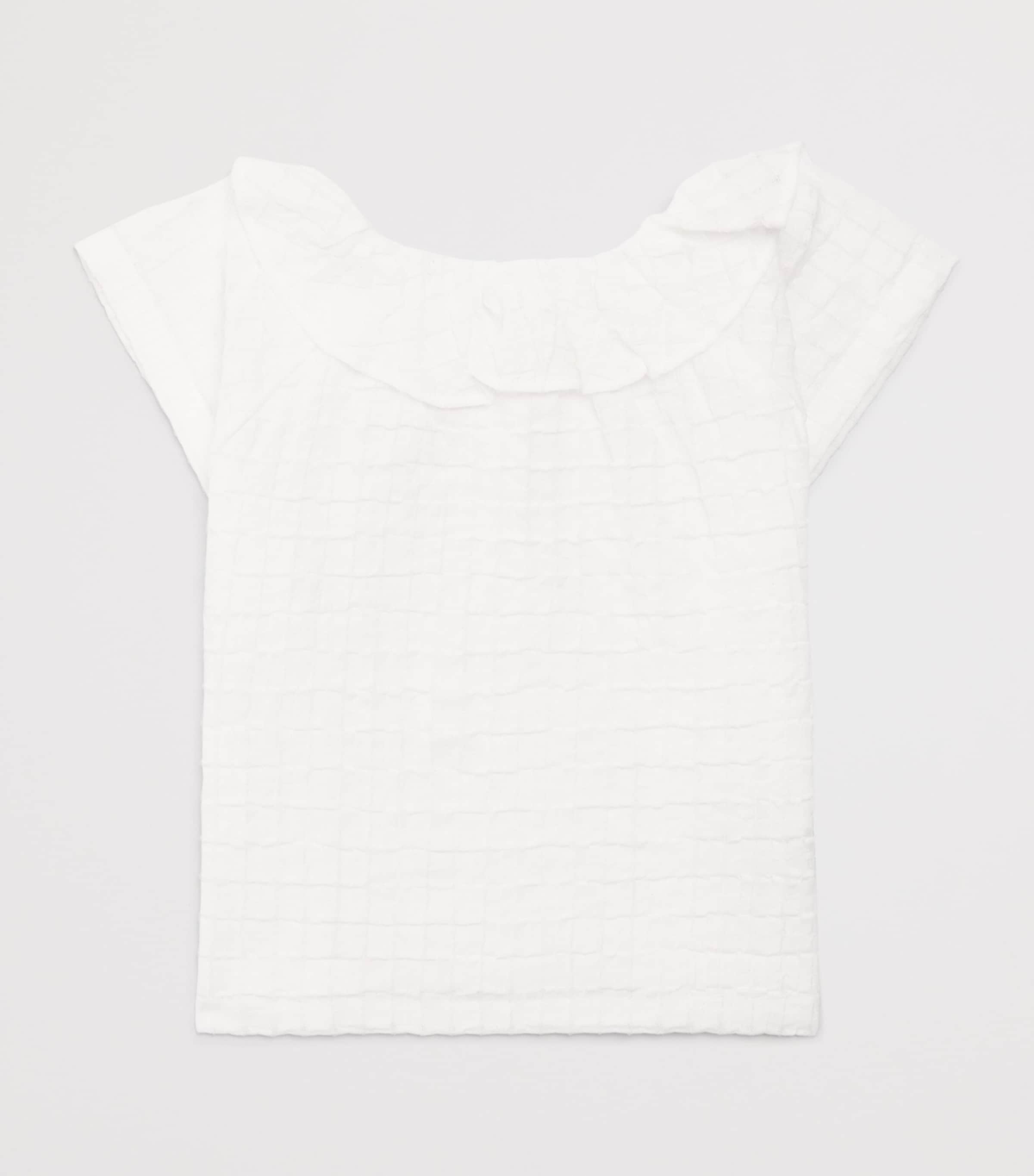 Il Gufo Cotton-Blend Muslin Top (4-6 Years) Milk Image 2