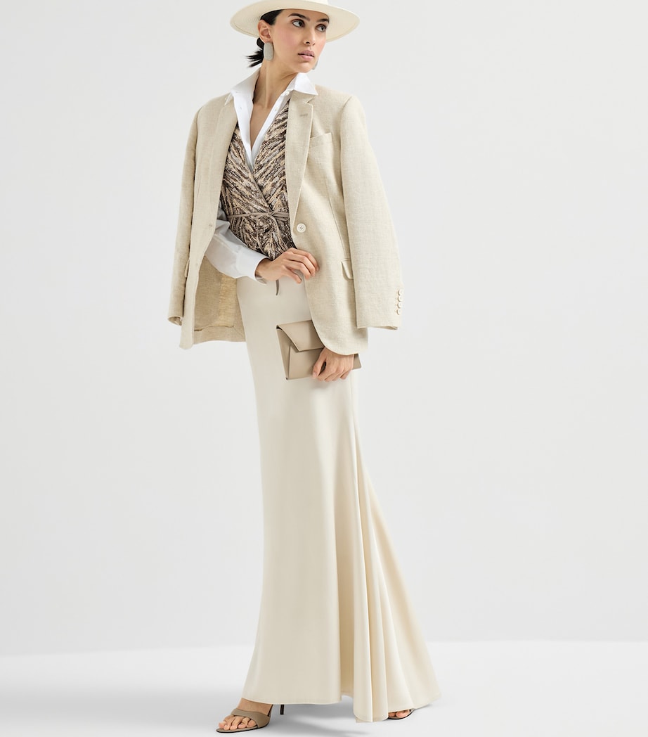 Brunello Cucinelli Womens Knitted Sequin Vest Image 2