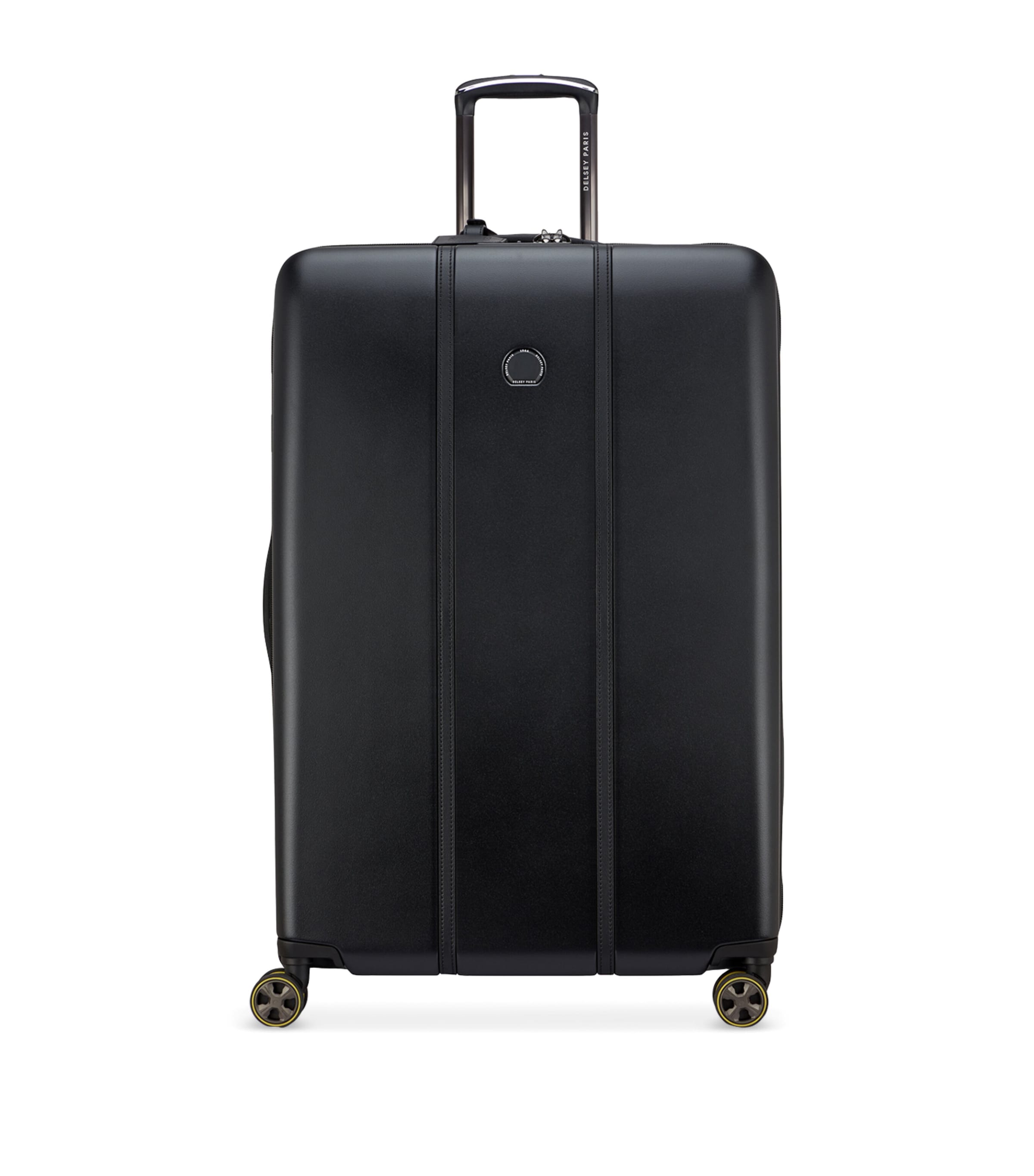 Delsey Cadence Expandable Hard Check-in Suitcase In Black