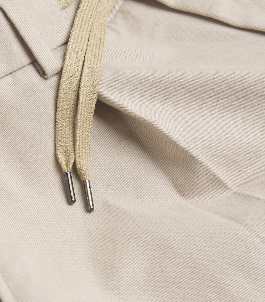 Cotton Twill Atrani Trousers STONE Image 5