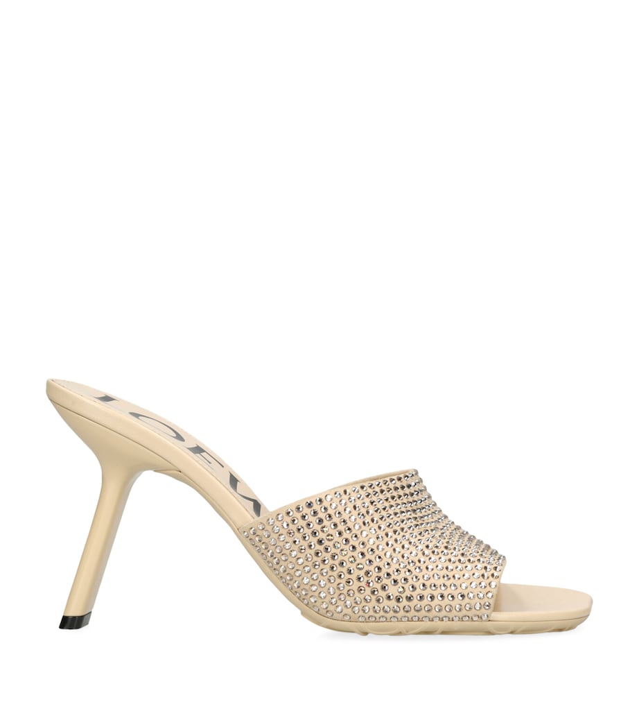 LOEWE Crystal-Embellished Mules 90 Blush Image 1