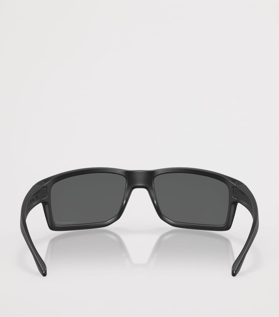 Oakley Gibston Rectangle Sunglasses Black Image 4