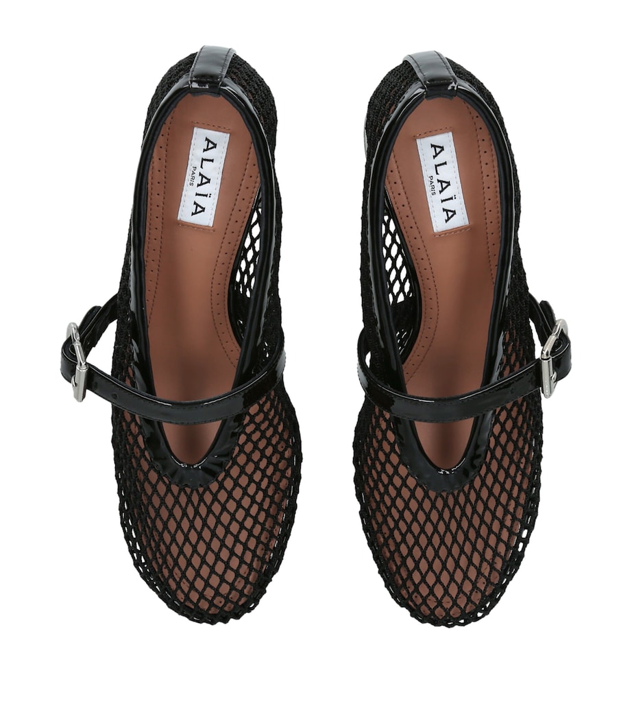 Alaïa Fishnet Pumps 55 Black Image 3