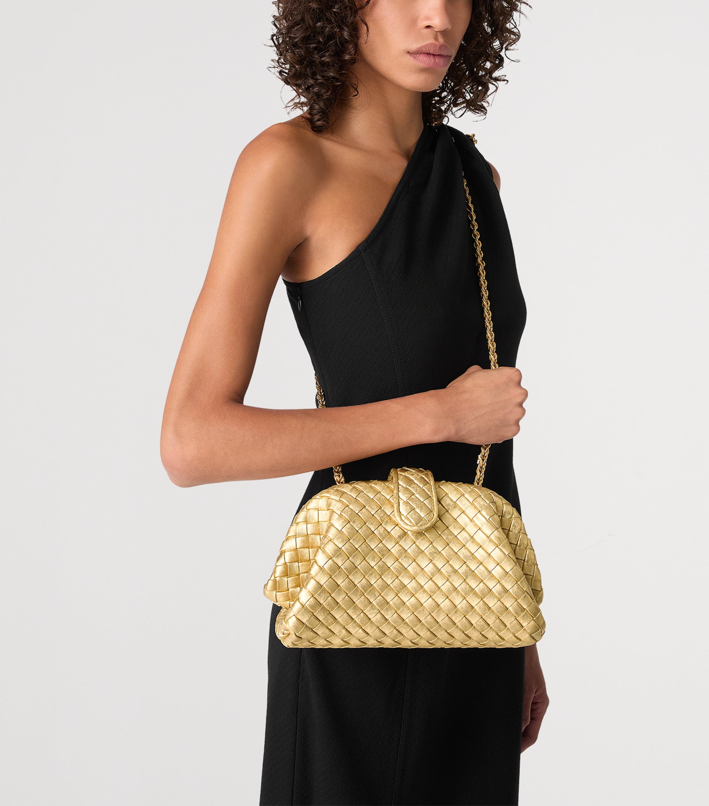 Bottega Veneta Small Leather Lauren 1980 Clutch Bag Image 2