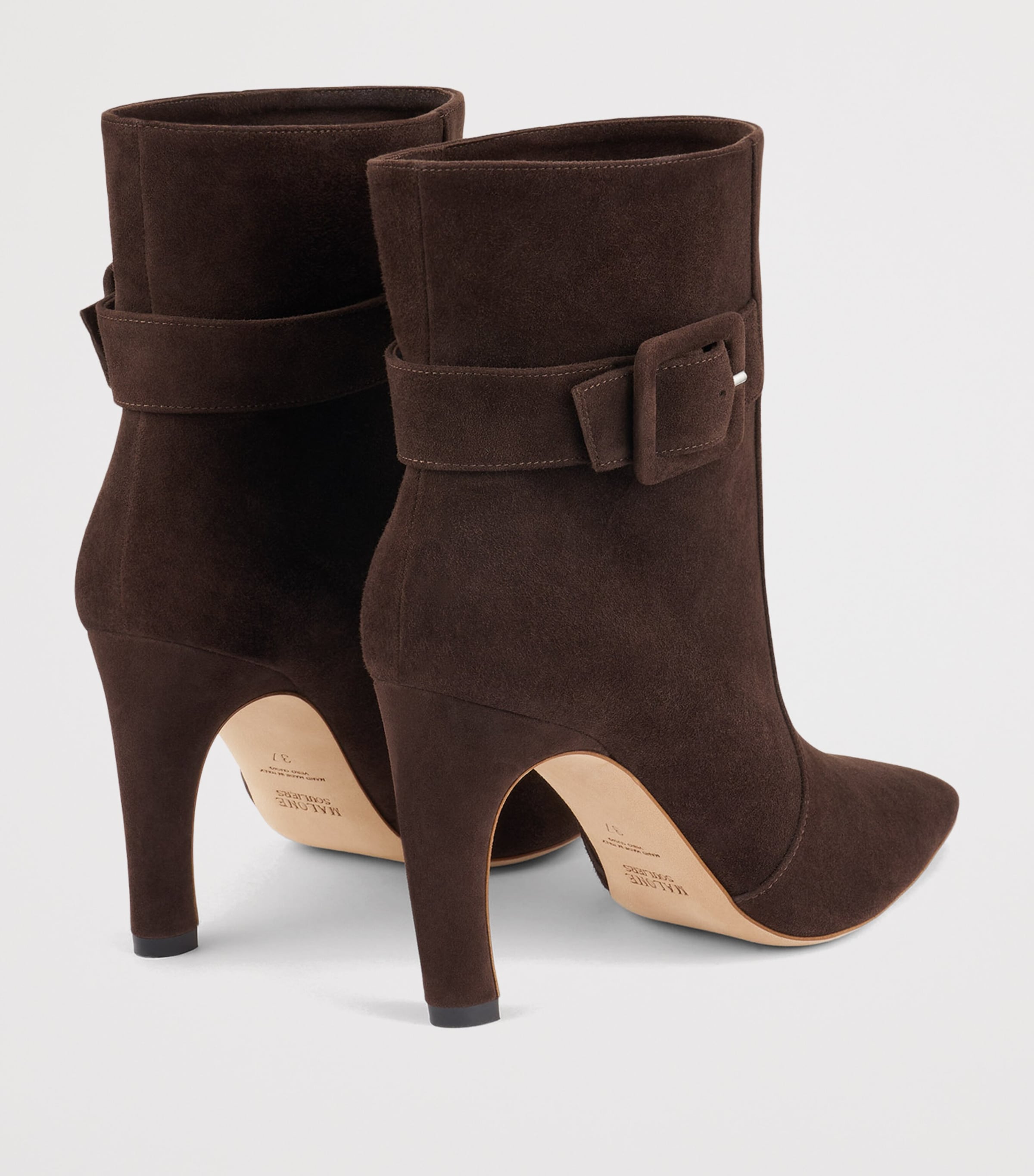 Malone Souliers Suede Rowan Ankle Boots 90 Ebony Image 4