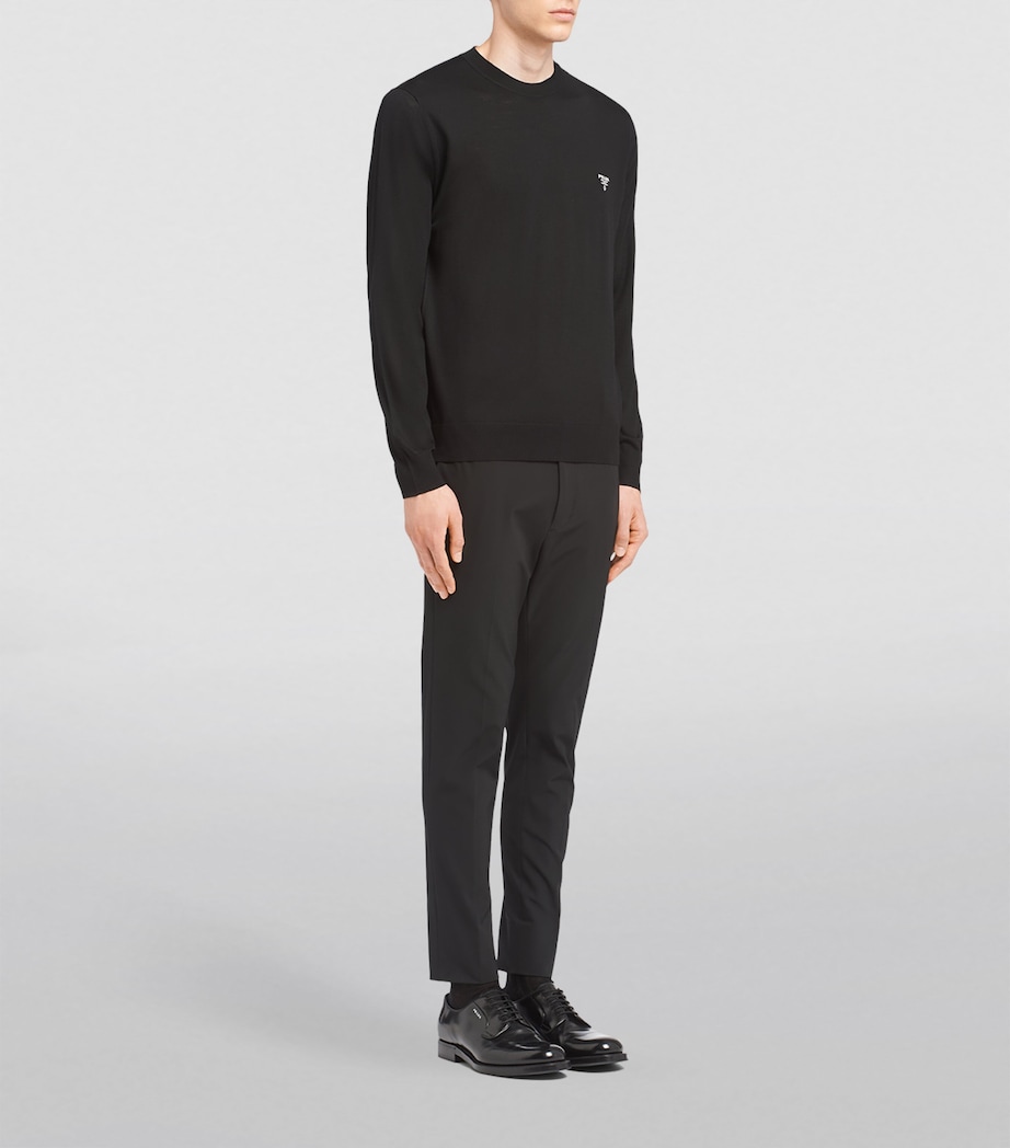 Wool Logo Sweater F0002 Image 3